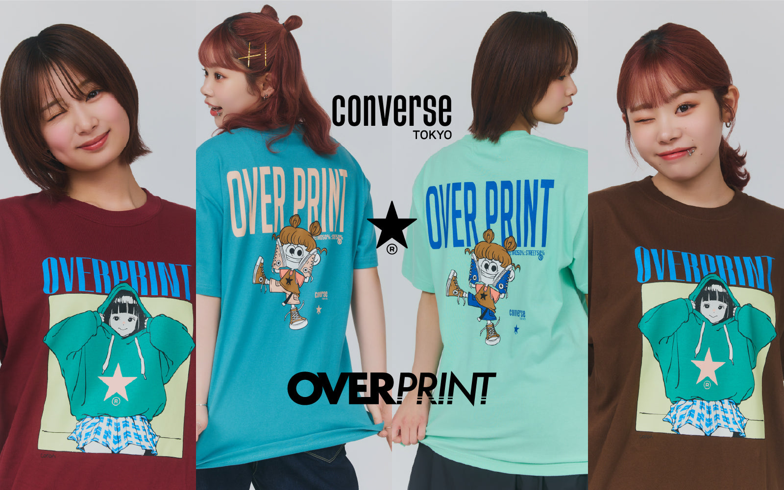 CONVERSE TOKYO ✕ over print 25AW-2508 – コンバース