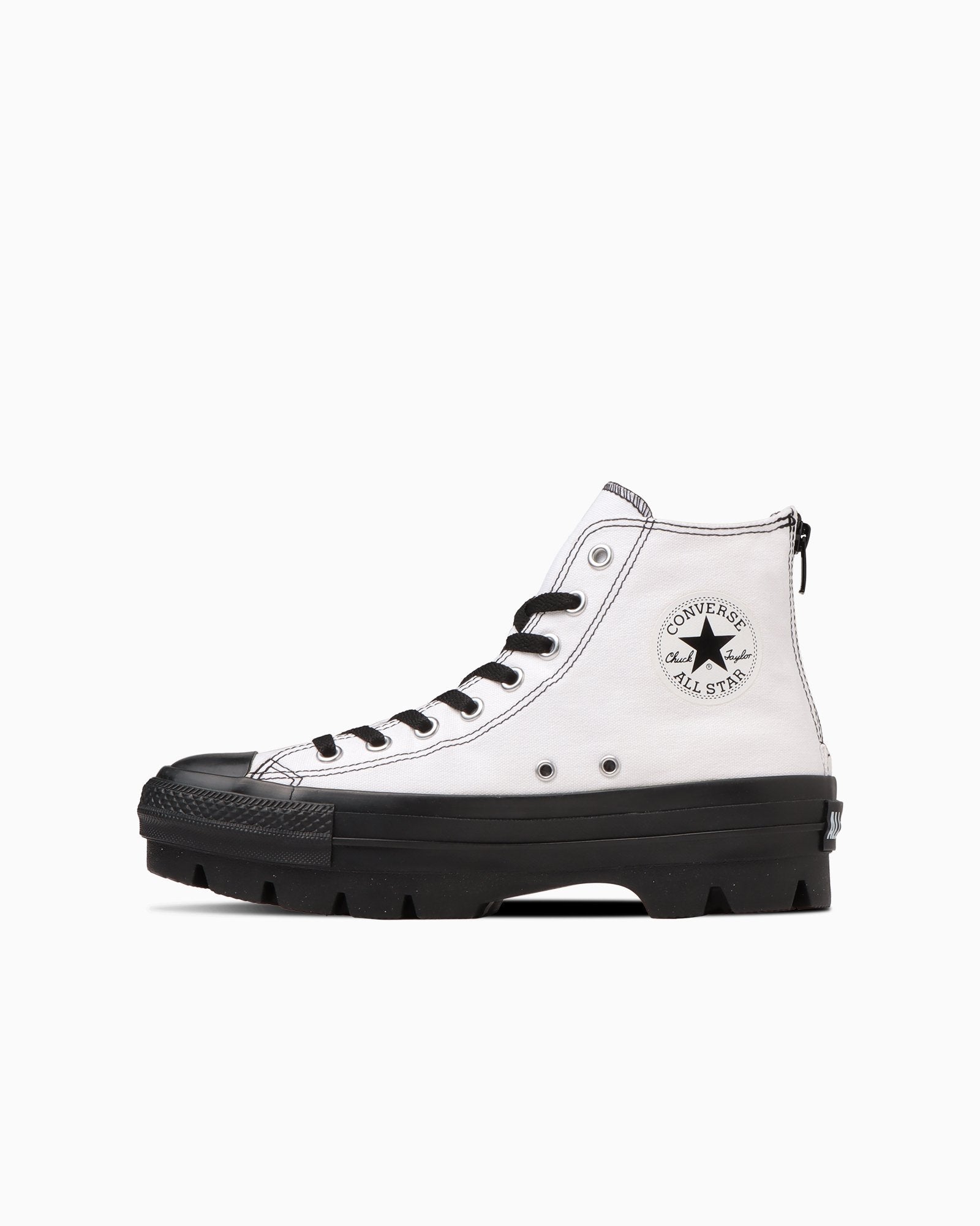 ALL STAR Ⓡ CHUNK BACKZIP HI / オールスター Ⓡ チャンク バックジップ ＨＩ (ホワイト/ブラック)– コンバース  オンライン ショップ | CONVERSE ONLINE SHOP