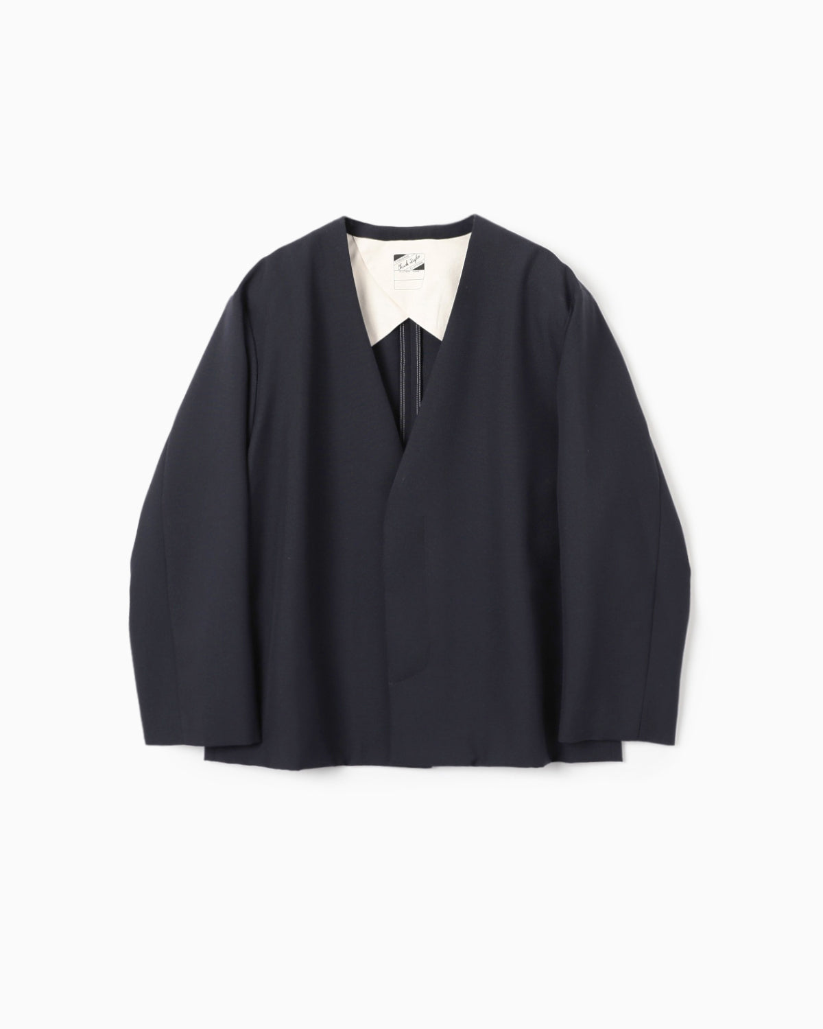 COLLARLESS JACKET (ネイビー)– コンバース オンライン ショップ 