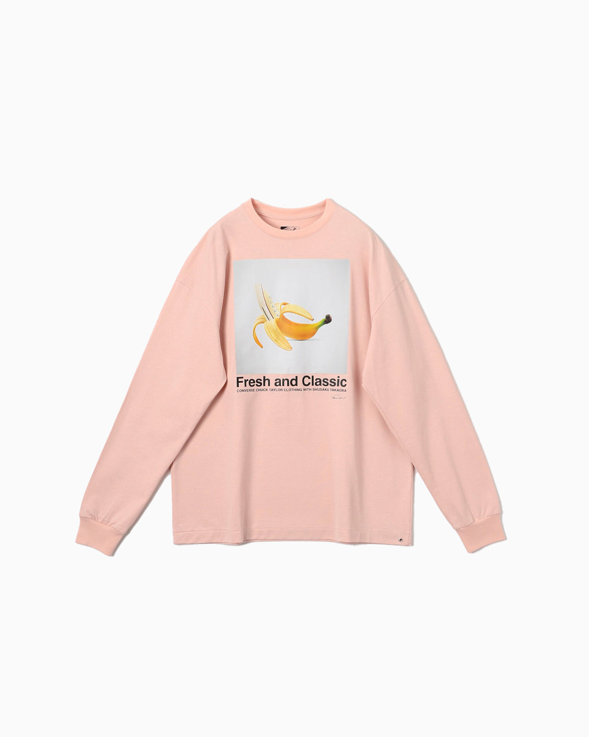 LONG SLEEVE T-SHIRT (ピンク)– コンバース オンライン ショップ