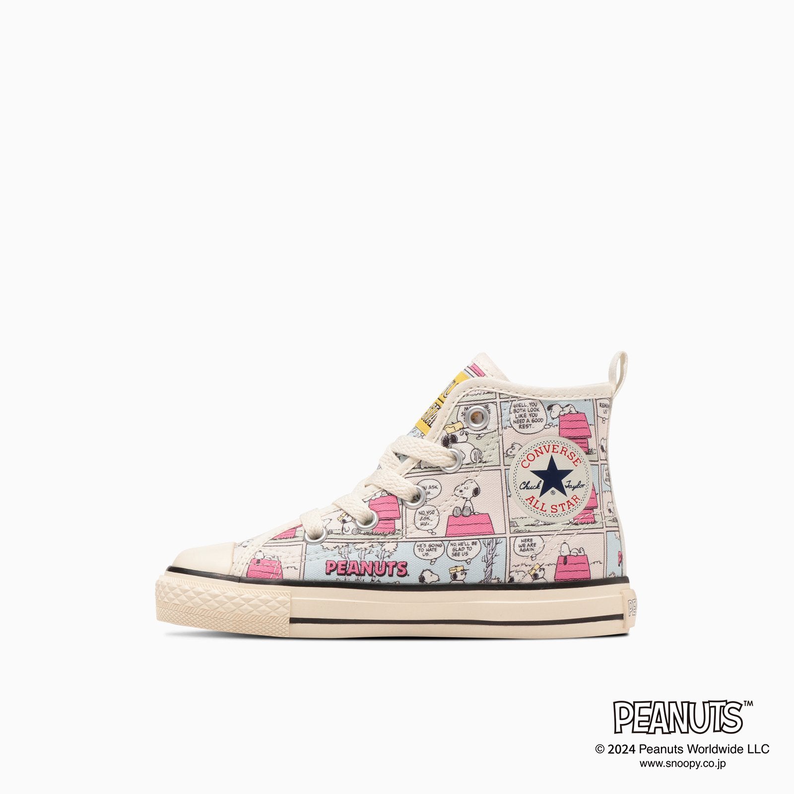 CHILD ALL STAR N PEANUTS CP Z HI / チャイルド オールスター Ｎ ピーナッツ ＣＰ Ｚ ＨＩ (ホワイト)–  コンバース オンライン ショップ | CONVERSE ONLINE SHOP