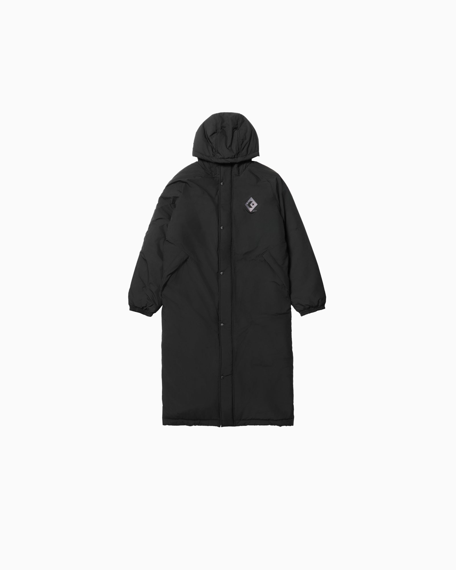 DIAMOND LOGO CS BENCH COAT MENS (ブラック/ブラック)– コンバース