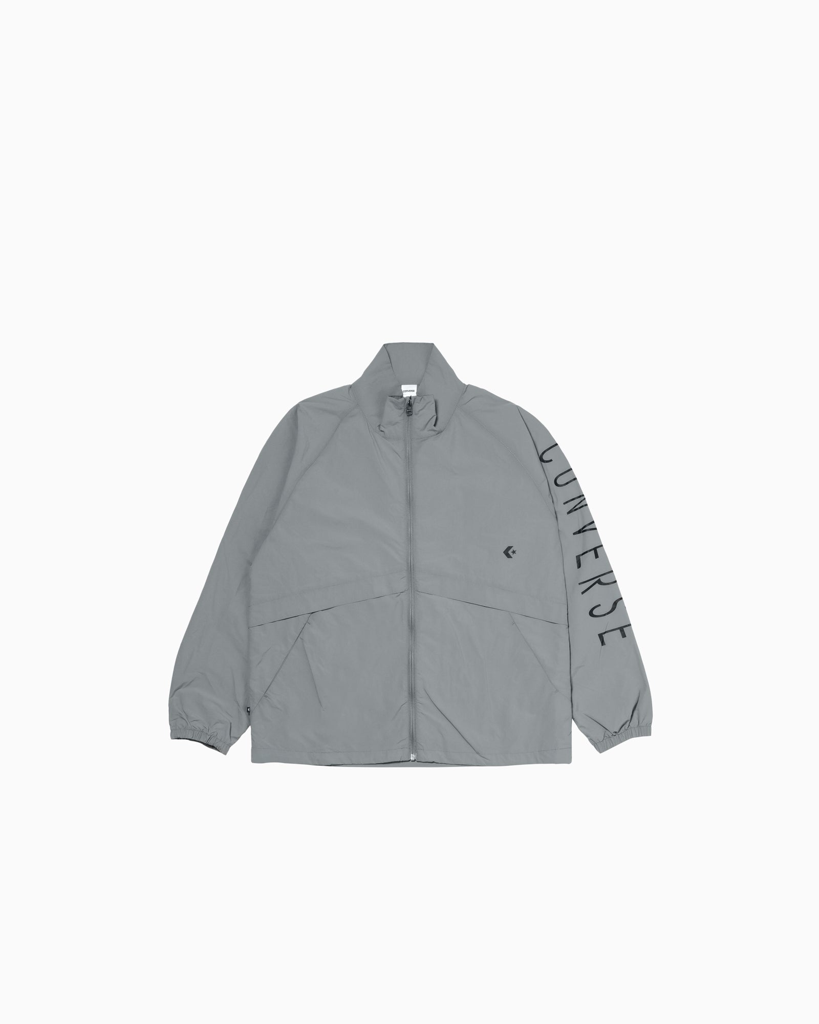 on court ジャケット グレー CV WOVEN JACKET MENS (グレー)– コンバース オンライン ショップ