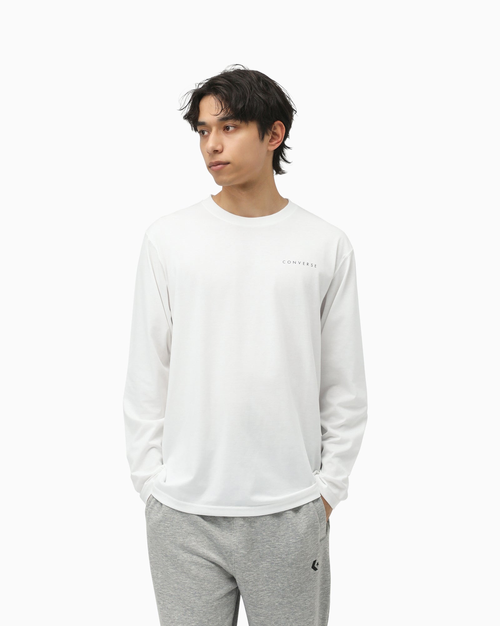 VERTICAL PT LS TEE MENS (ホワイト)– コンバース オンライン ショップ