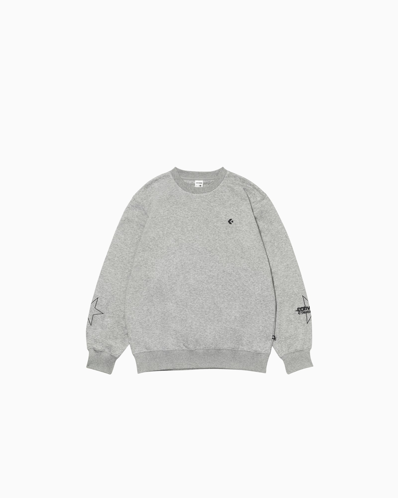 STAR PT SWEAT CREW TOP MENS (杢グレー)– コンバース オンライン