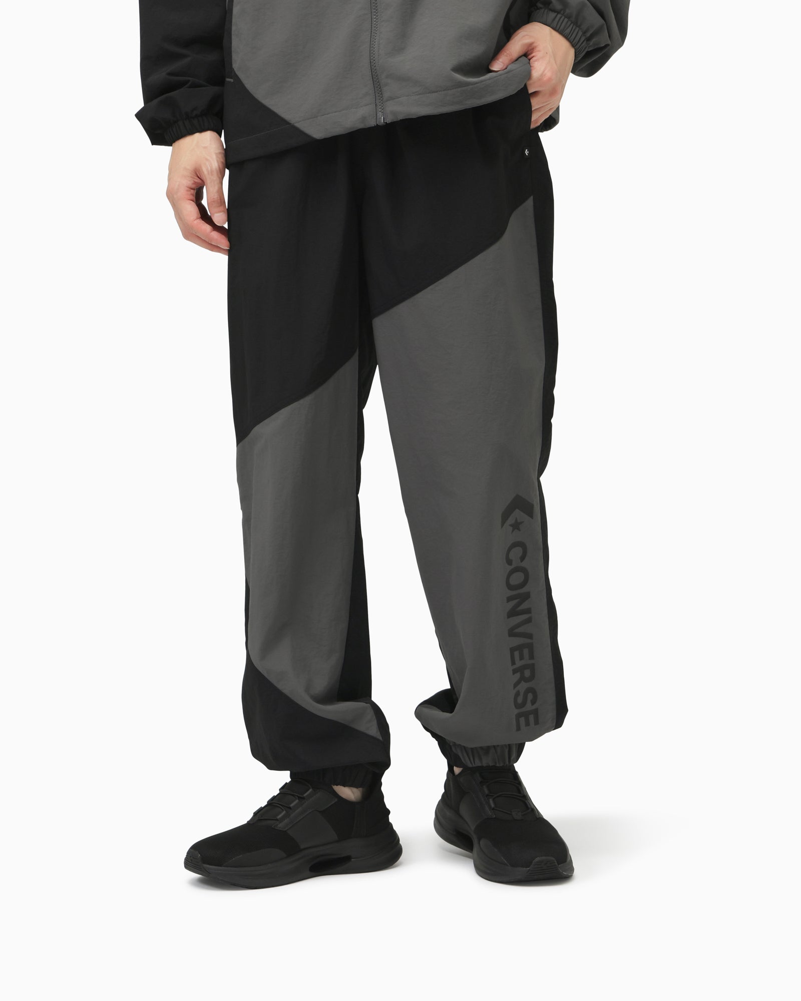 CS COL BLOCK PANTS MENS (ブラック/チャコール)– コンバース