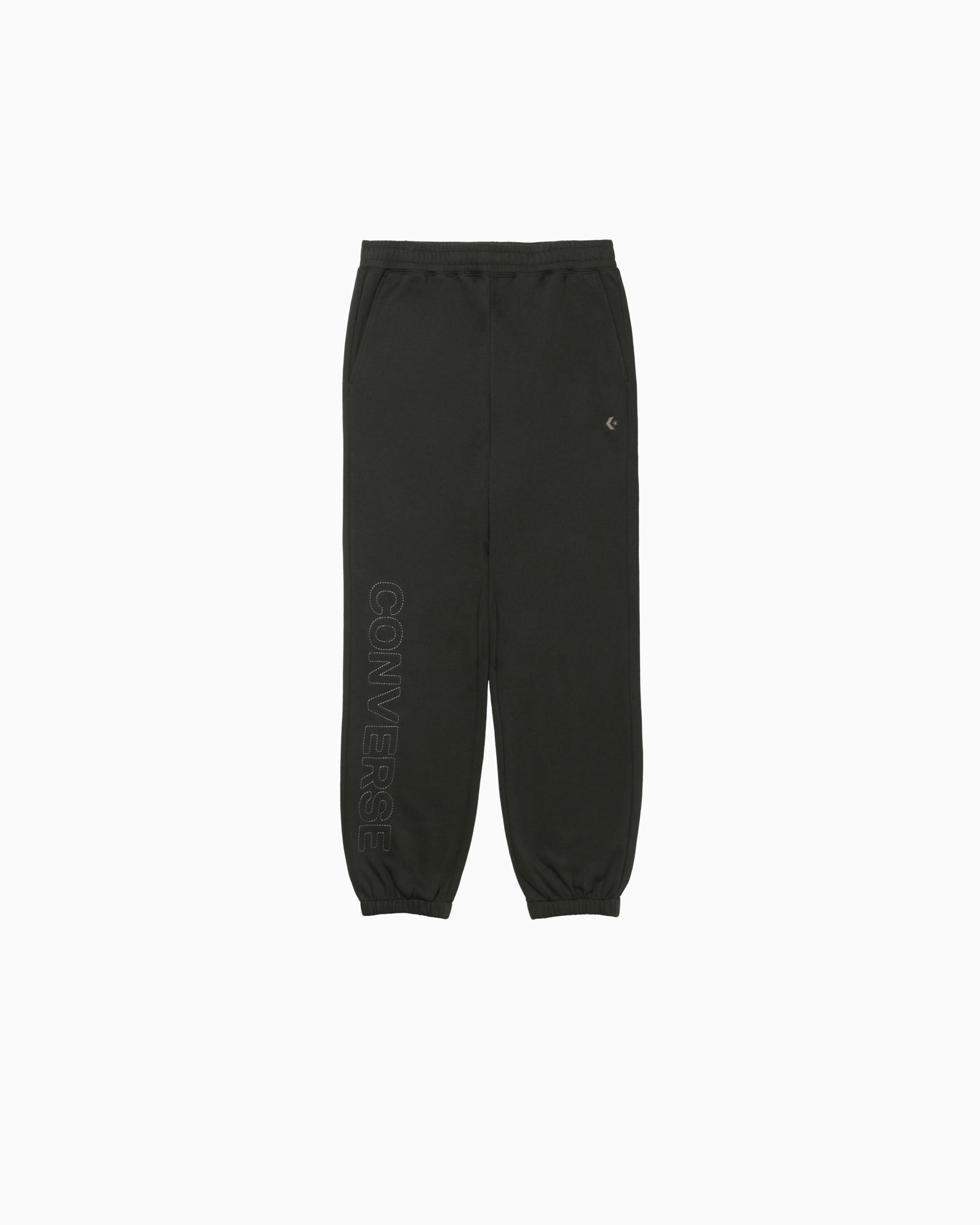 STITCH LOGO SWEAT PANTS MENS (ブラック)– コンバース オンライン