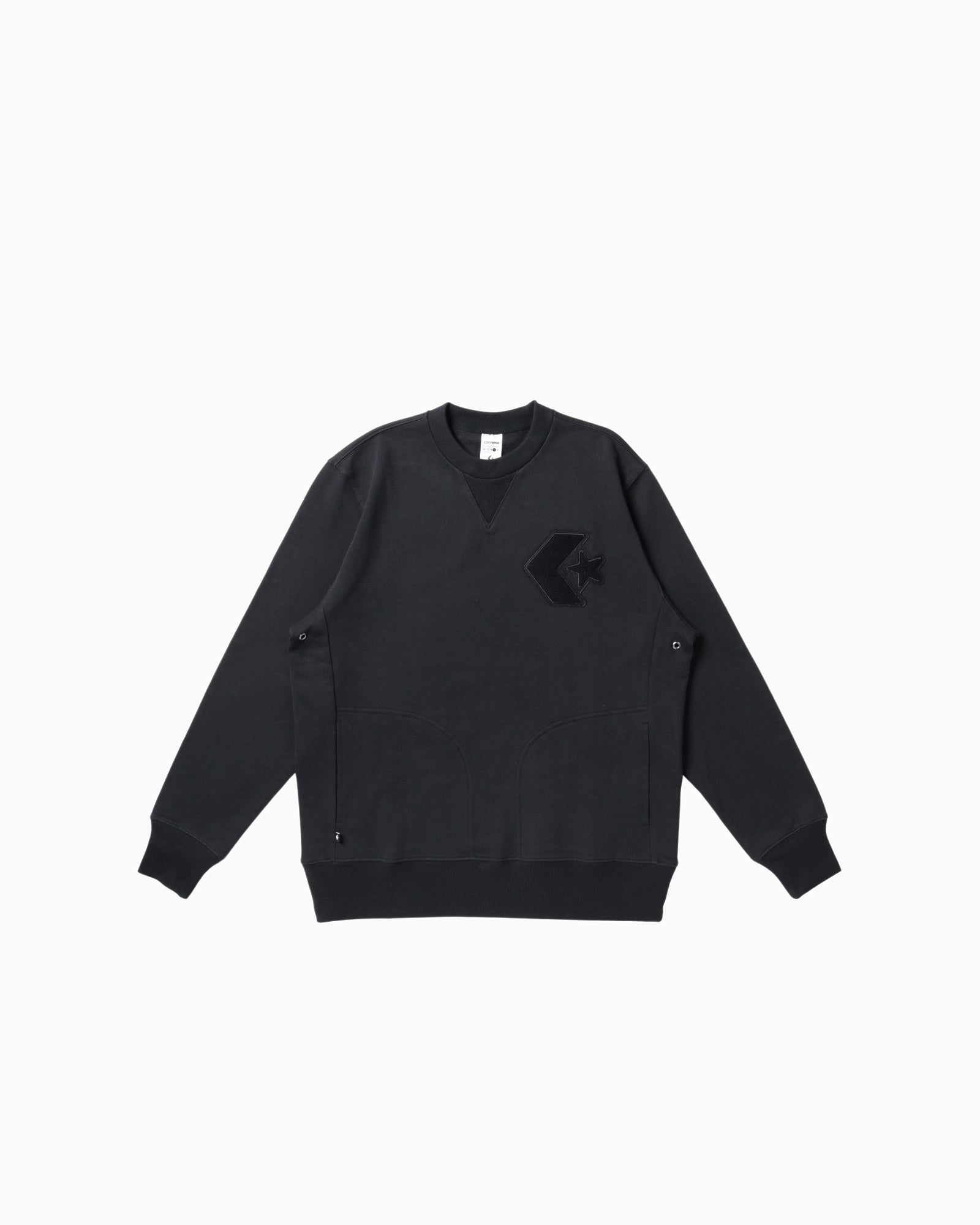トレーナー/スウェット Chenille sweat CONVERSE（コンバース） トレーナー スウェット CHENILLE ハーフジップ
