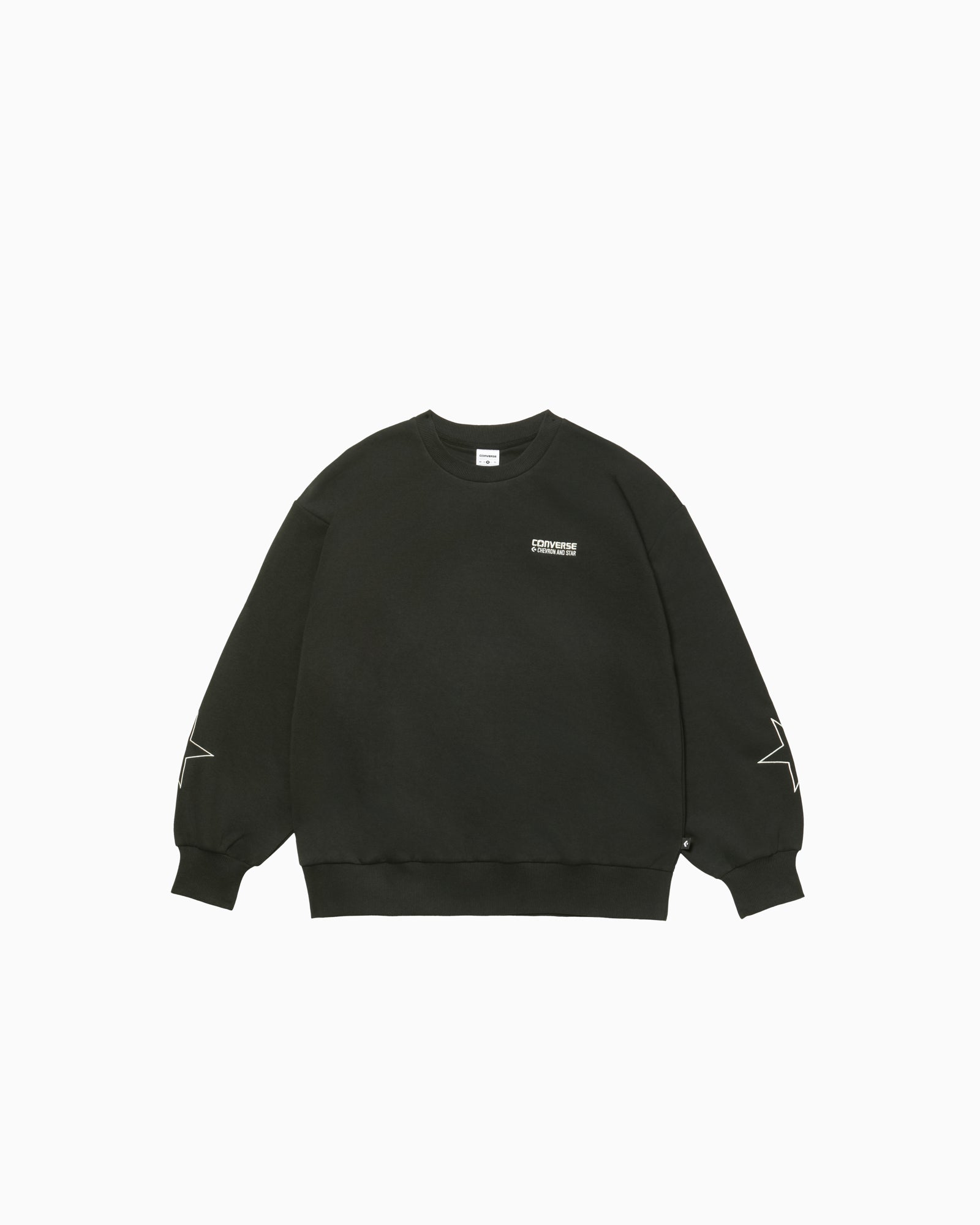 STAR PT SWEAT CREW TOP LADIES (ブラック)– コンバース オンライン