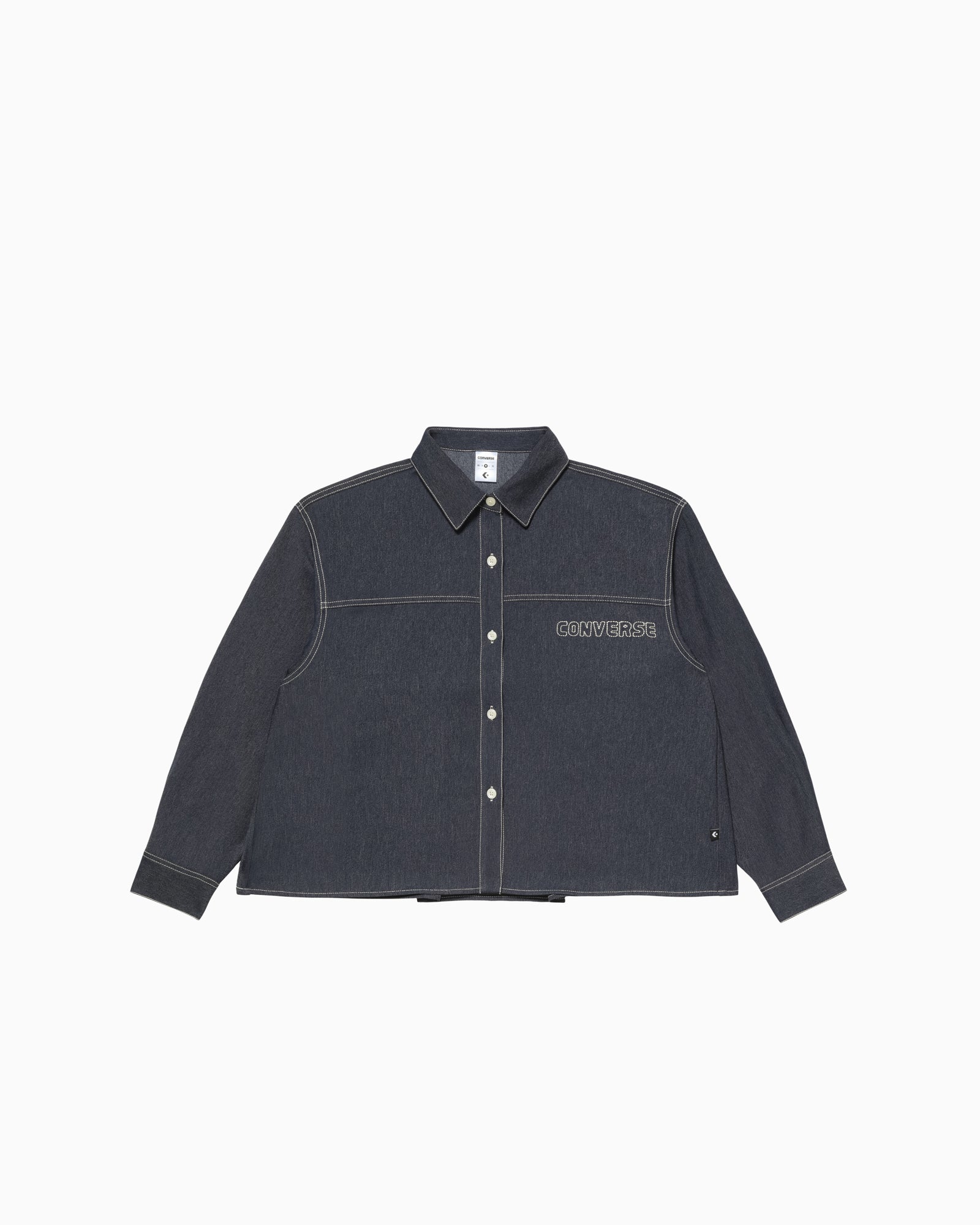 SYNTHETIC DENIM SHIRT L (ネイビー)– コンバース オンライン ショップ