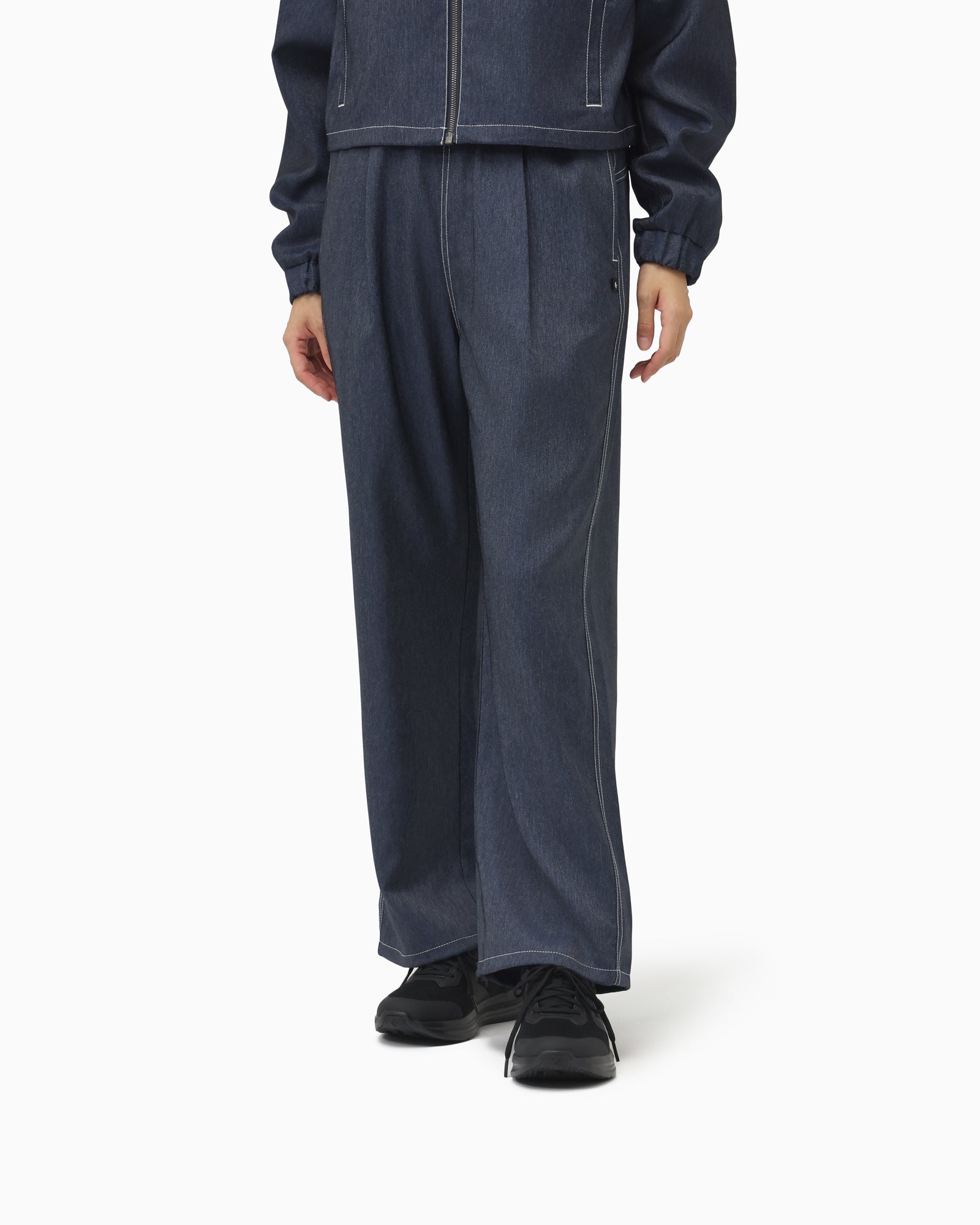 yin SYNTHETIC DENIM PANTS LADIES (ネイビー)– コンバース オンライン