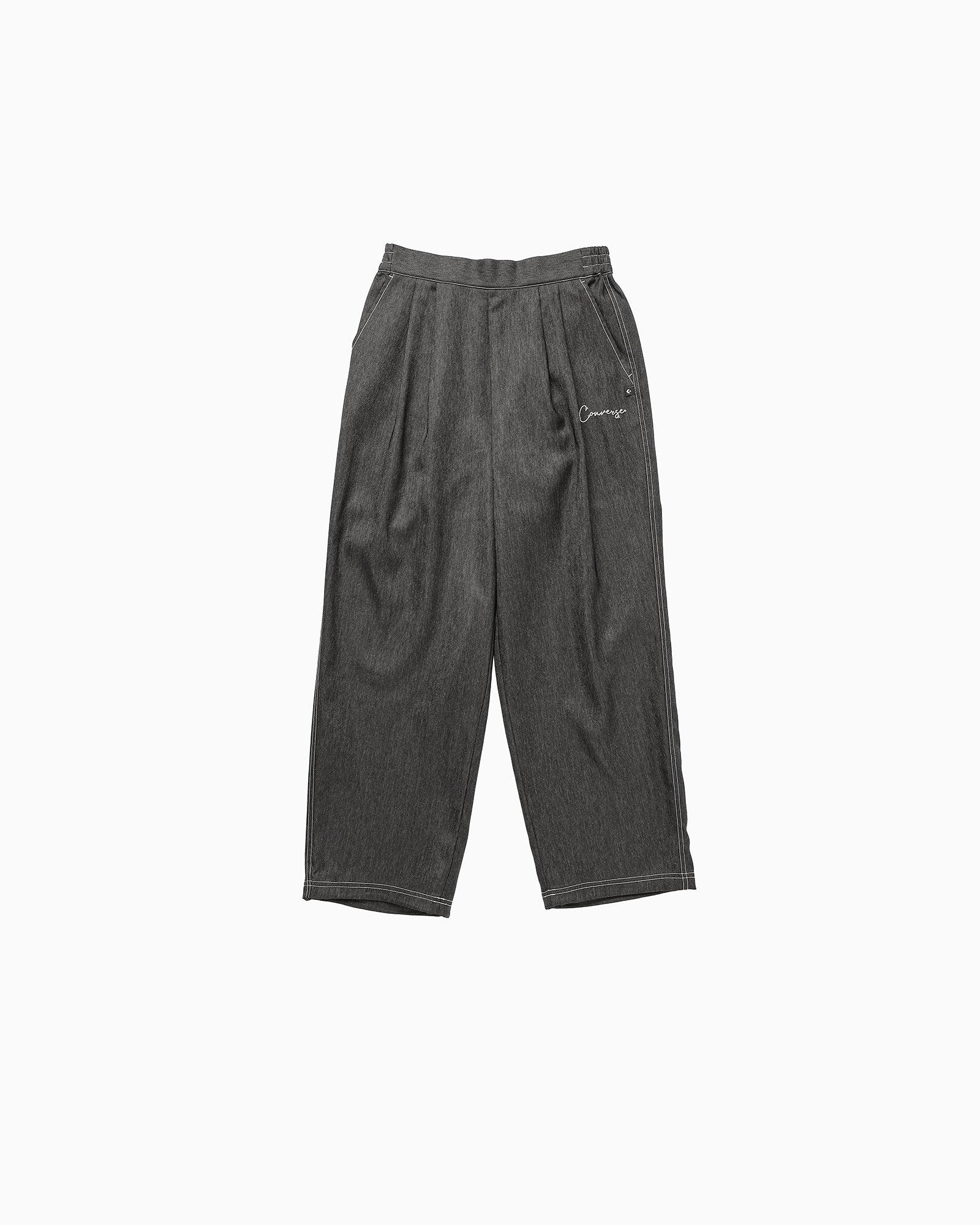 SYTIC DENIM ST EB TUCK PANTS L (ブラック)– コンバース オンライン