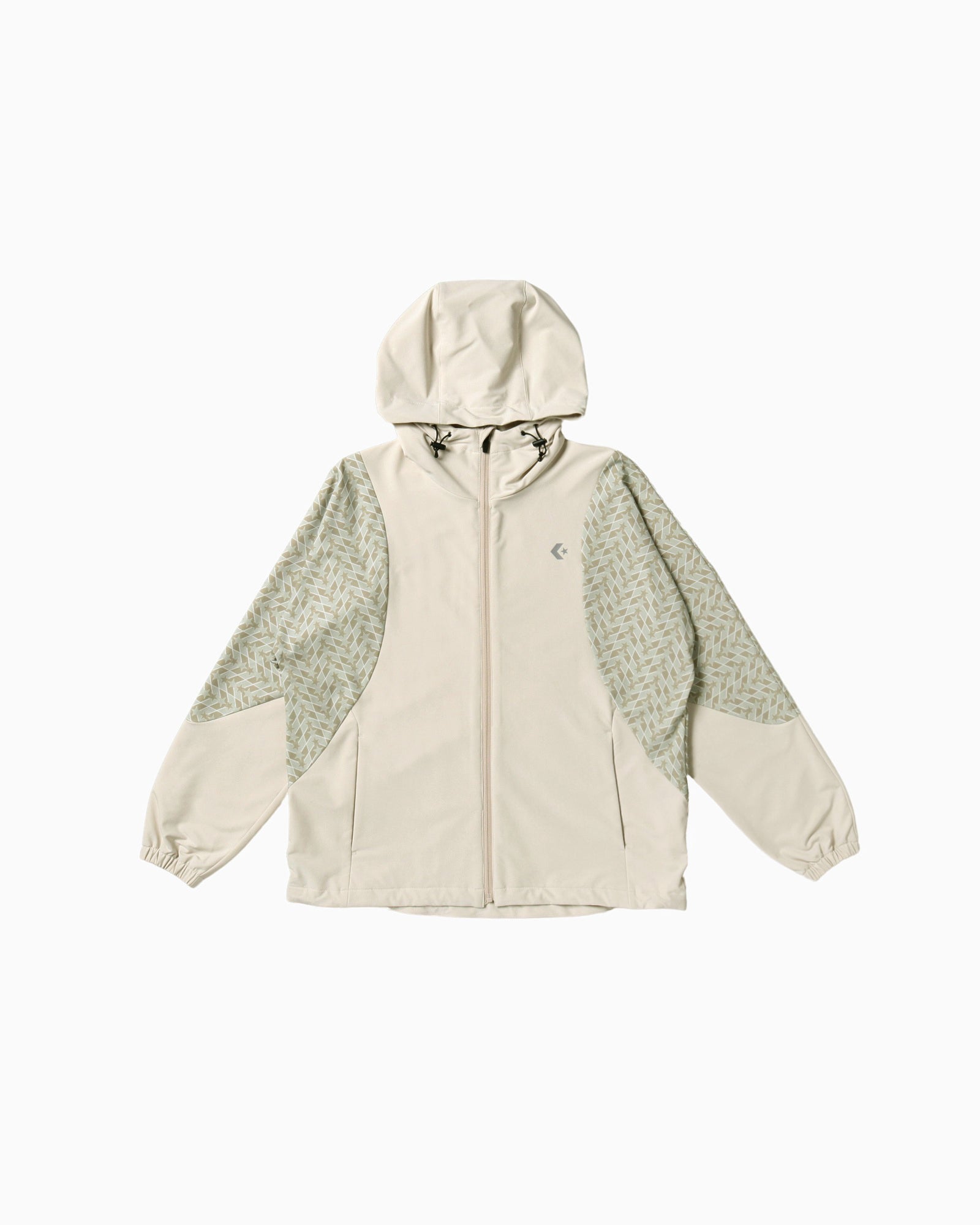 PTND COL BLOCK WOVEN JACKET LDS (ナチュラル)– コンバース