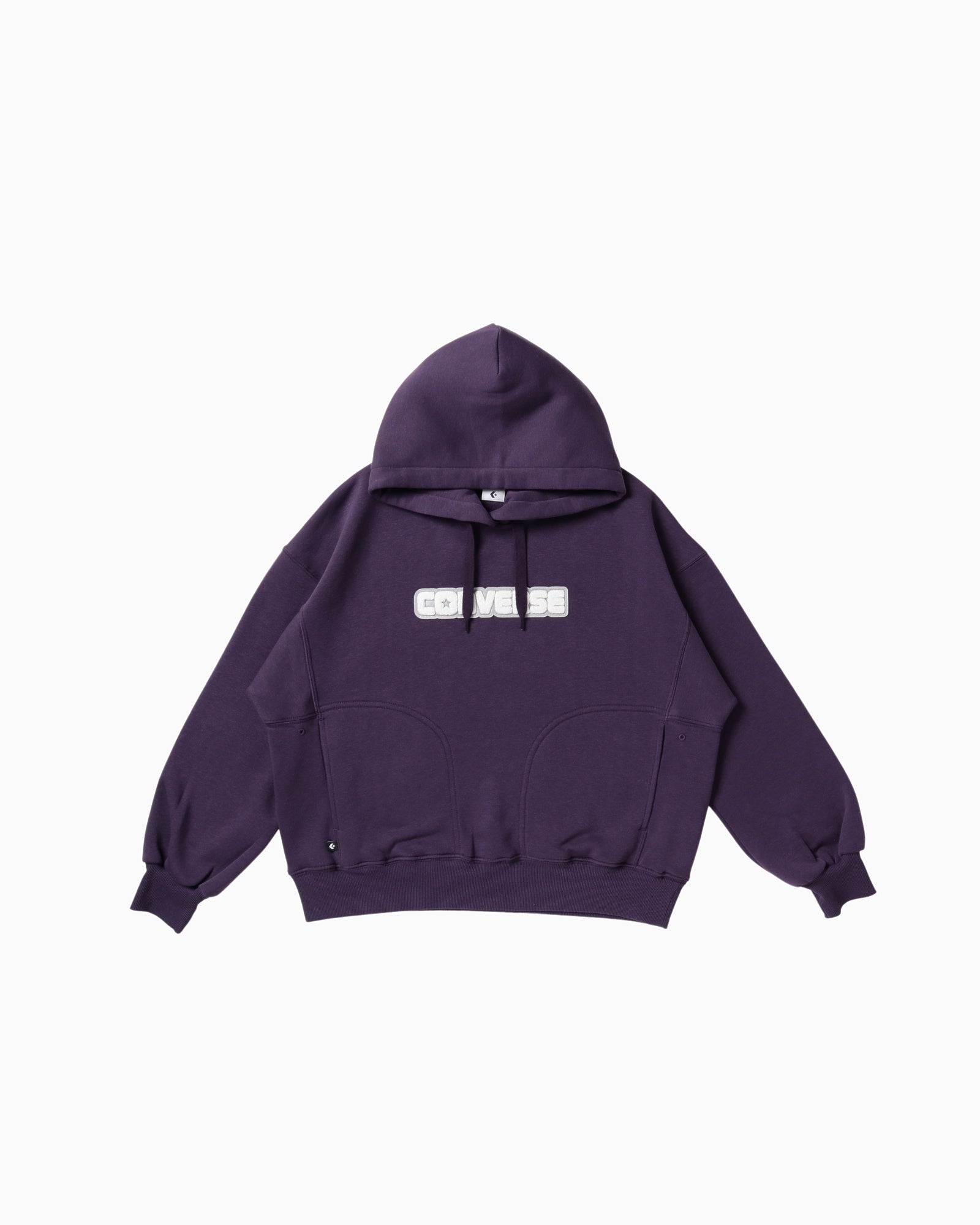 Chevon FC限定 プルオーバーパーカー パープル CHENILLE SWEAT HOODIE LDS (ダークパープル)– コンバース オンライン