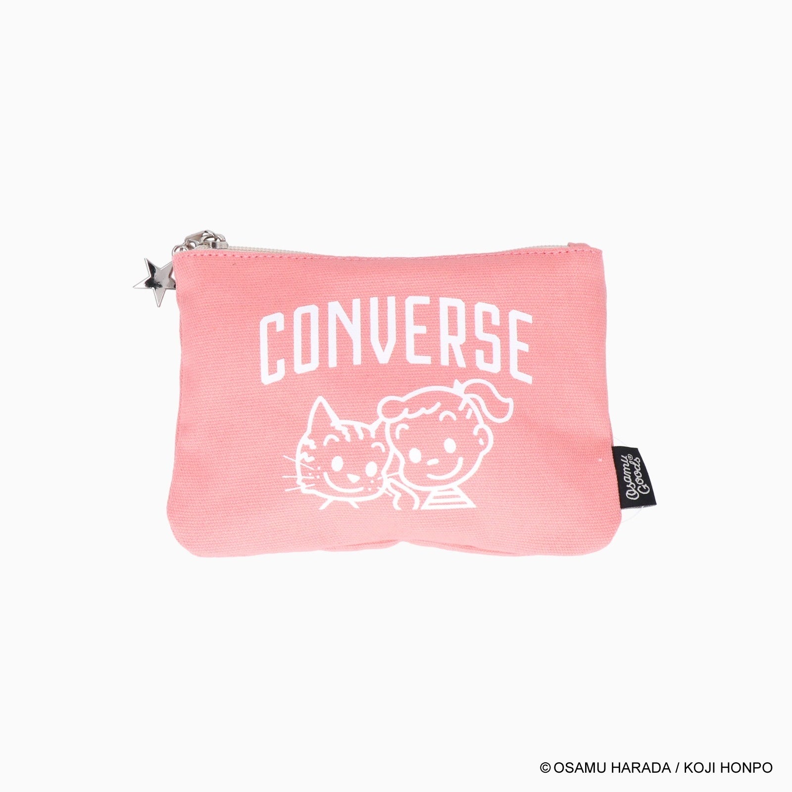 CV OSAMU GOODS FLAT CANVAS POUCH (ピンク)– コンバース オンライン