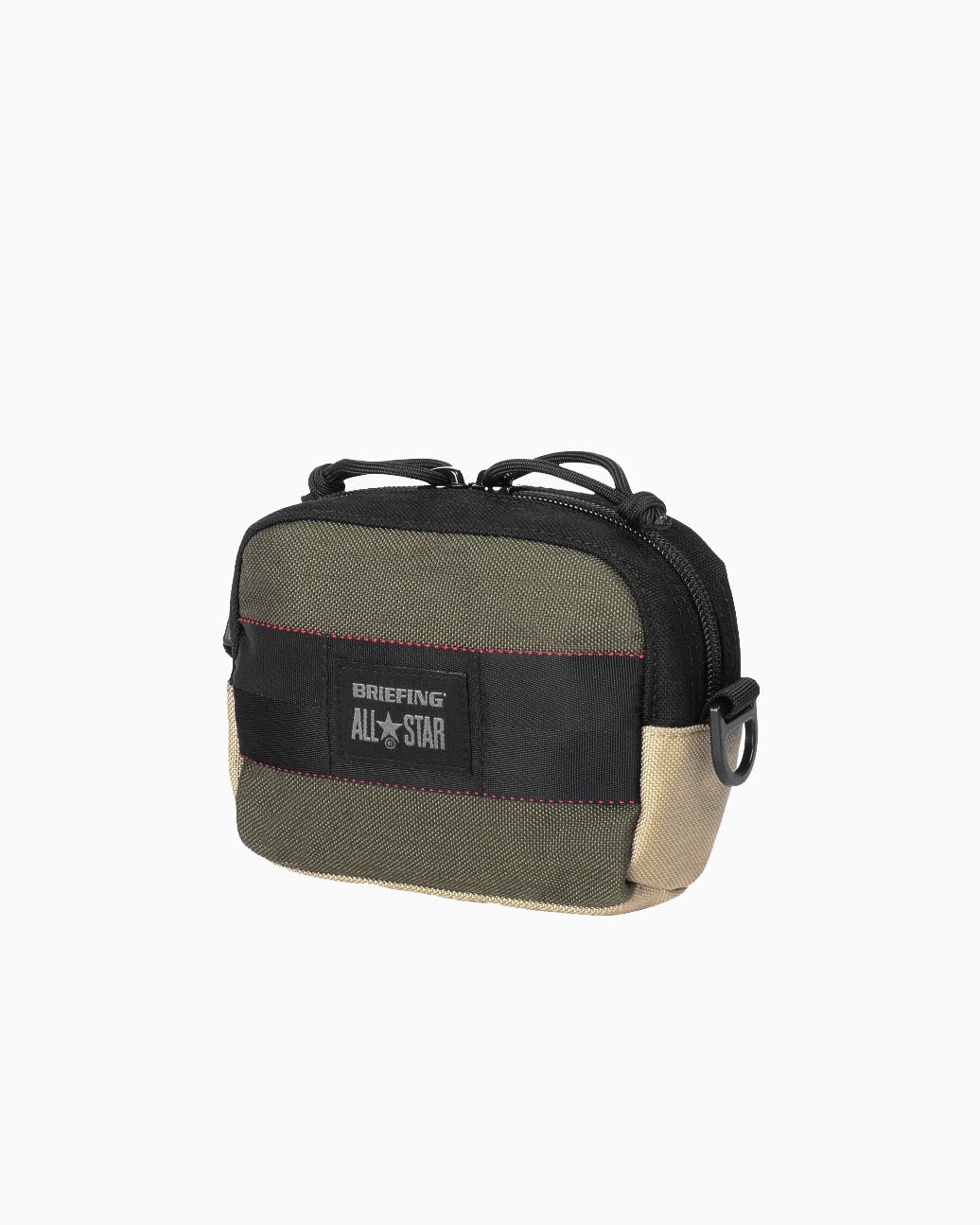 3WAY POUCH GOLF CONVERSE (カーキ/ブラック/ベージュ)– コンバース