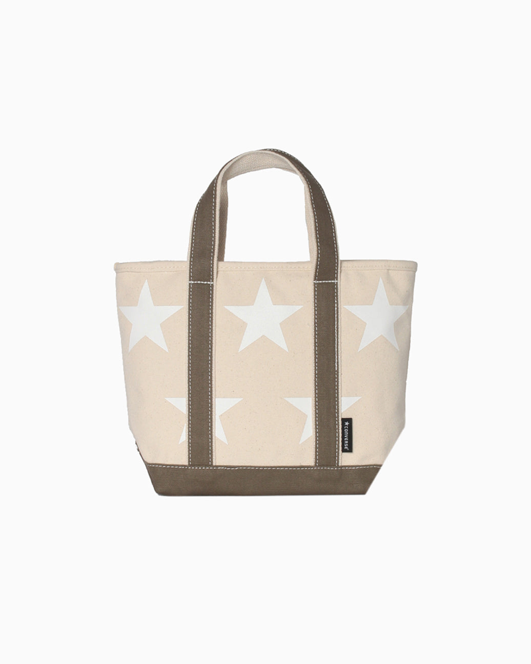 スタープリント ミニ トートバッグ (カーキ)– コンバース オンライン