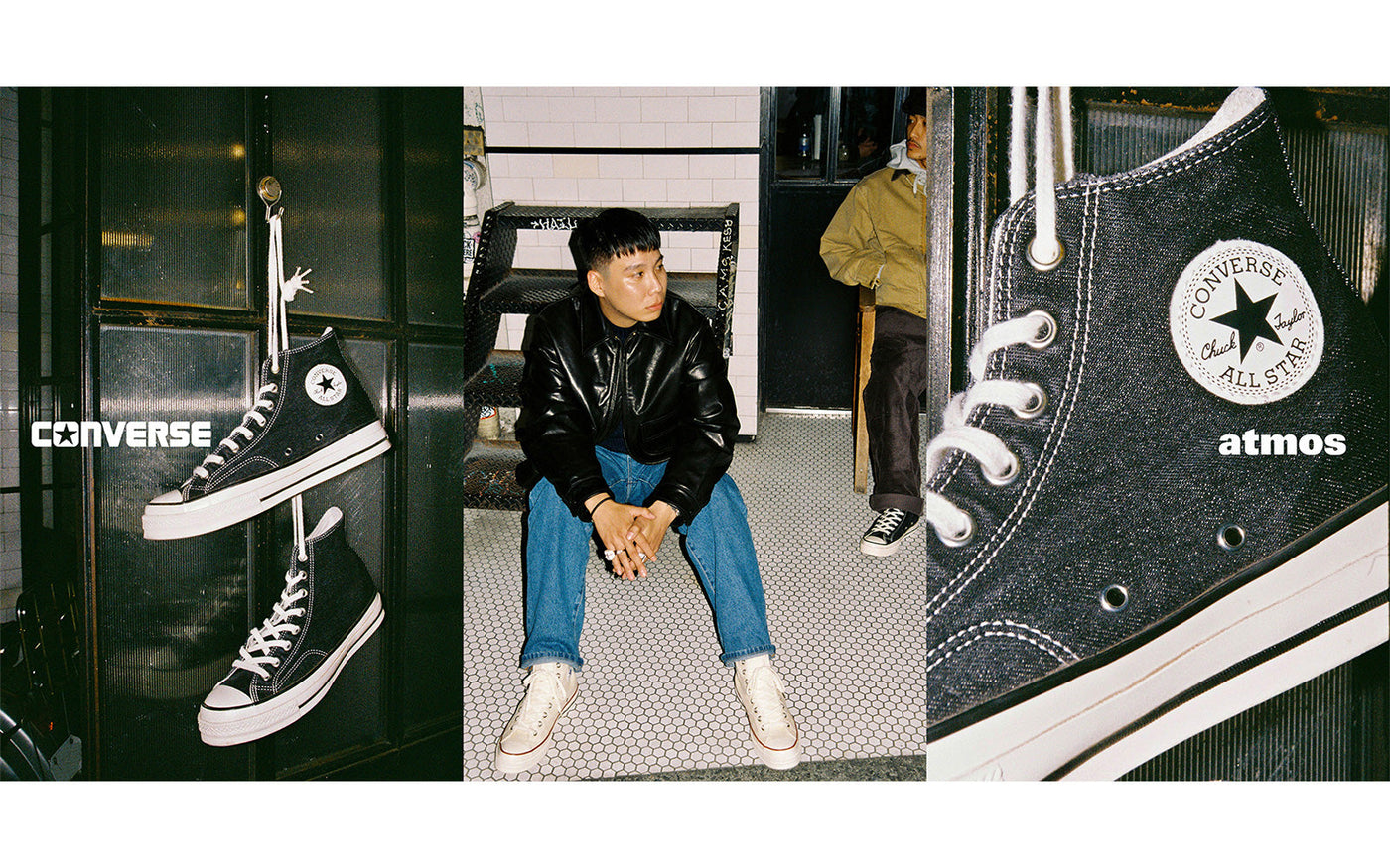 CONVERSE × atmos デニム素材を採用したALL STAR LGCYを発売 