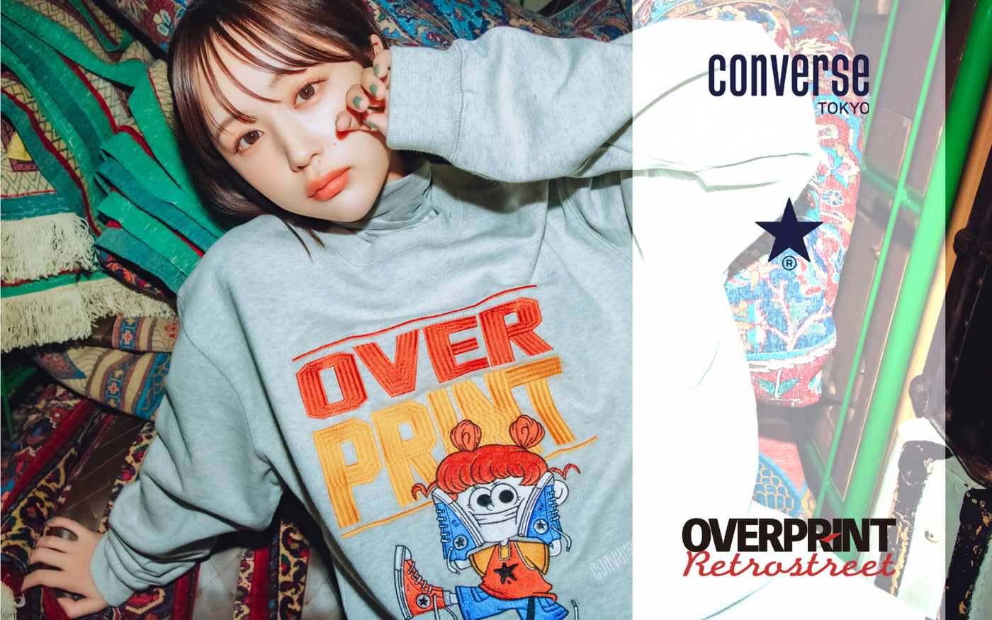 CONVERSE TOKYO ✕ over print