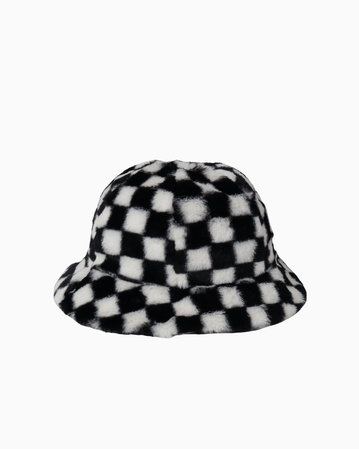 CHECKERED FUR METRO HAT