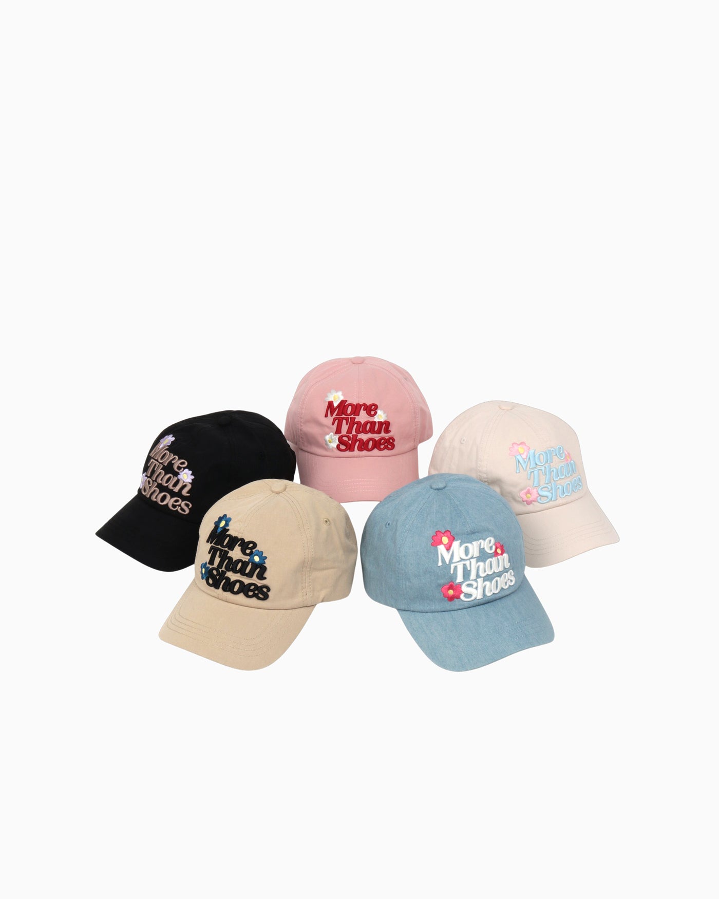 FLOWER LETTERED CAP