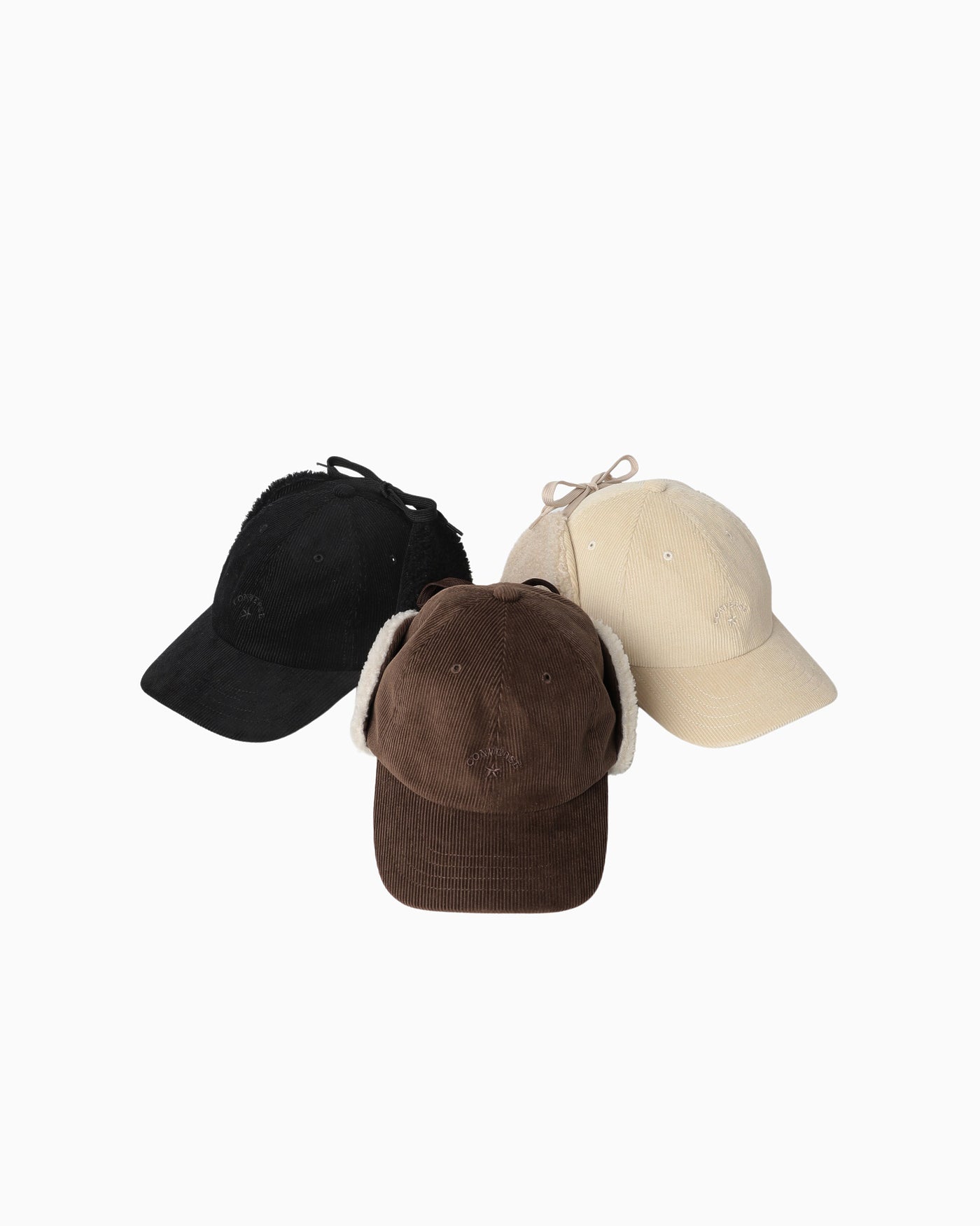 CN CORDUROY EAR FLAP CAP