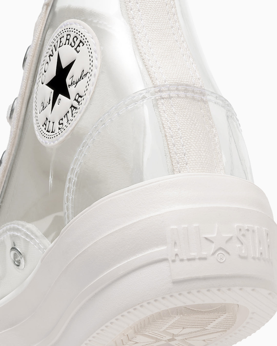 ALL STAR LIGHT PLTS CLEARMATERIAL HI / オールスター ライト ＰＬＴＳ クリアマテリアル ＨＩ (ホワイト)–  コンバース オンライン ショップ | CONVERSE ONLINE SHOP