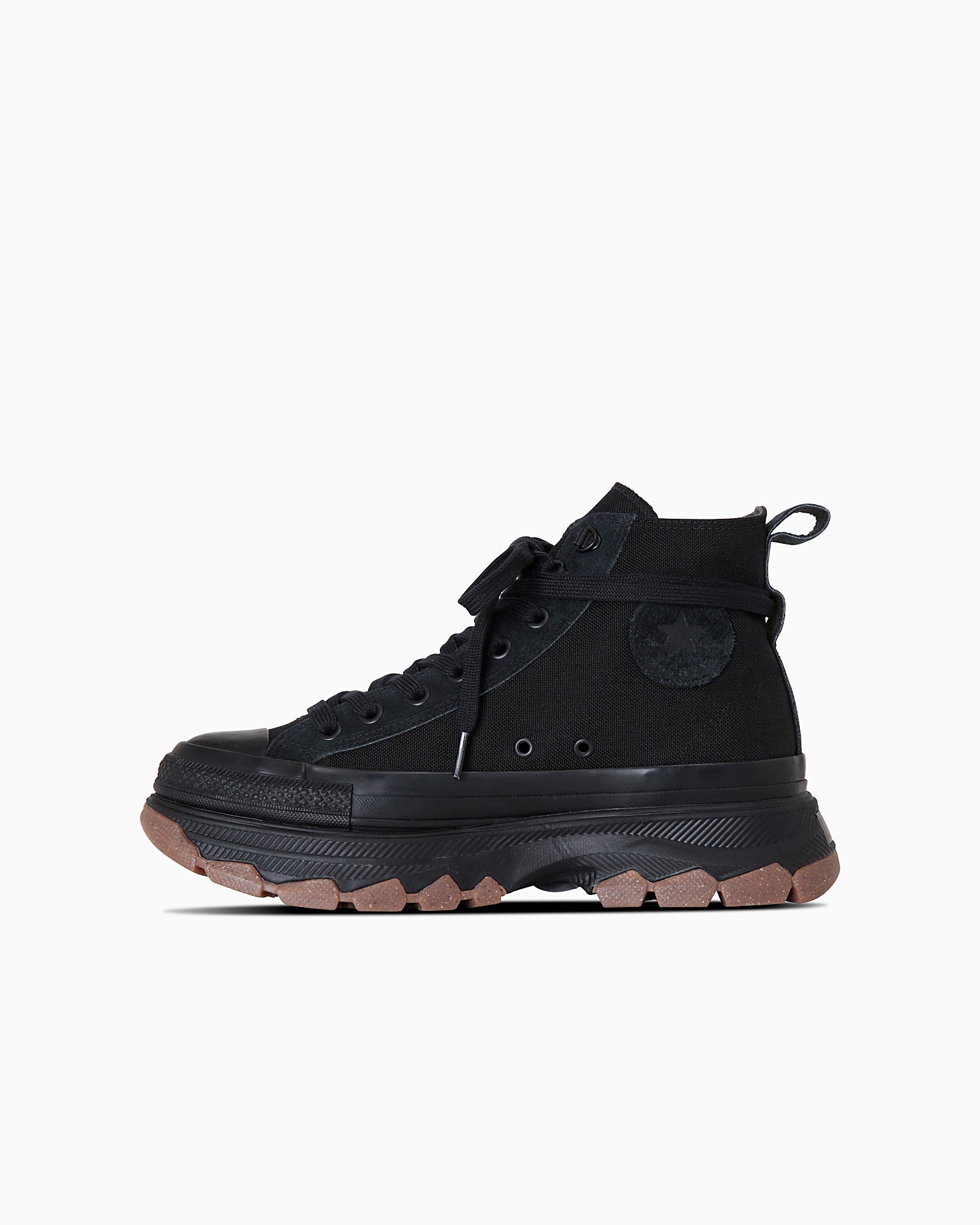 コンバース トレックウェーブ ブラック 22.5ハイカット 厚底 コンバース CONVERSE レディース スニーカー オールスター (R