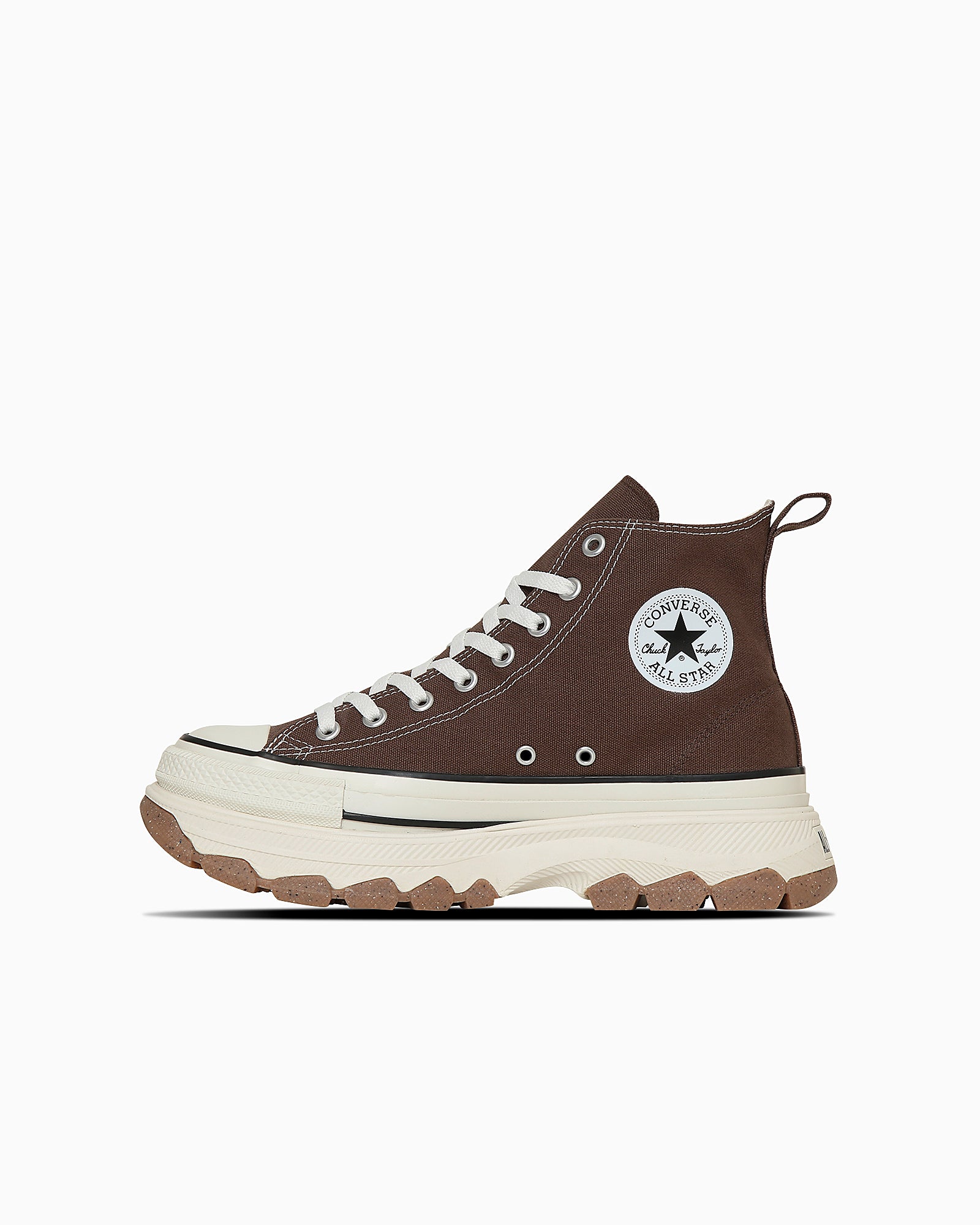 コンバースALL STAR ブラウン 厚底 ハイカットスニーカー　ジッパー付き ALL-STAR ブラウン – ジッパー（ハイカット） – コンバース