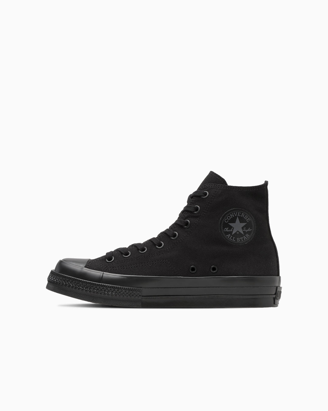 CONVERSE　ALL STAR ブラック ハイヒールスニーカー ALL STAR HI / オールスター HI (ブラックモノクローム)– コンバース