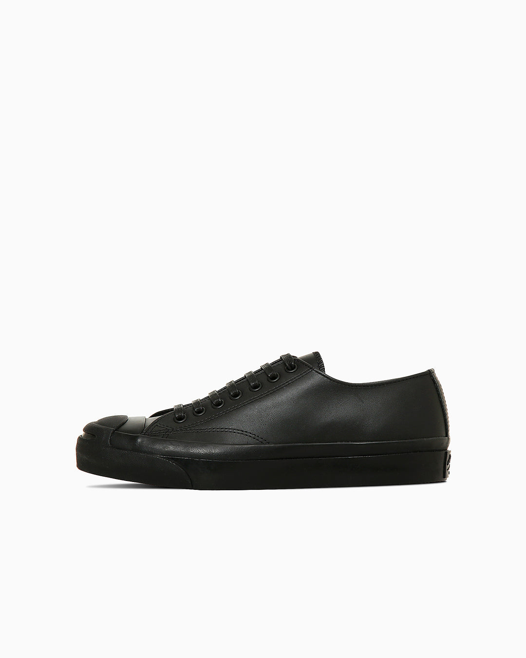 コンバース★ジャックパーセル★ブラック★黒レザー★美品★格安★27★US8.5 コンバース ジャックパーセル レザー 27cm US 8.5/ブラック