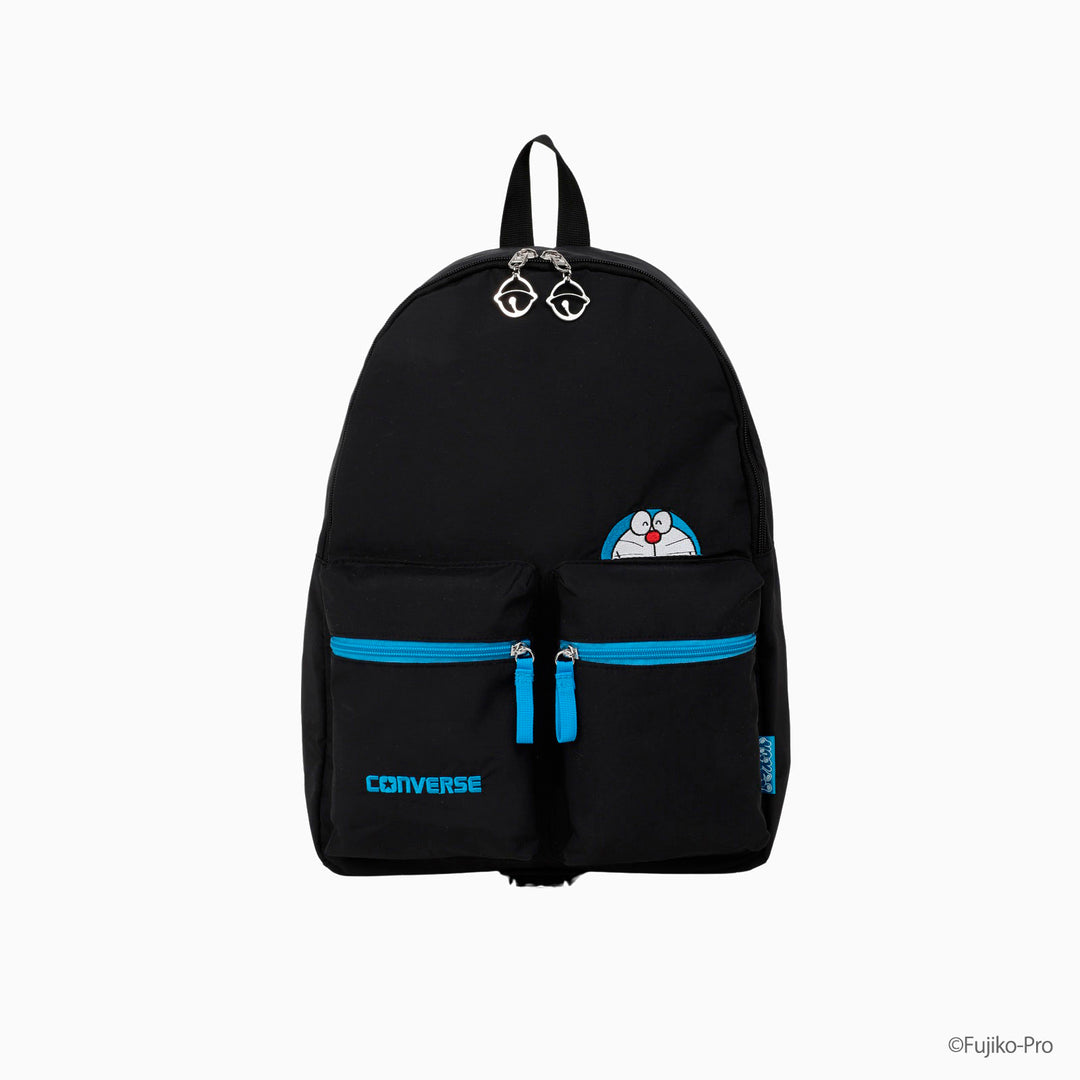 【現行品】コンバース×ドラえもん　リュック　バックパック　人気カラー　黒　美品！ 現行品】コンバース×ドラえもん リュック バックパック 人気