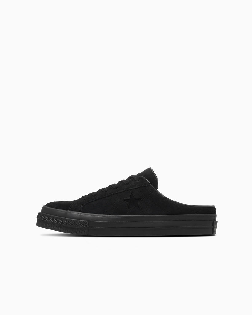 CONVERSEコンバースONE STAR GORE-TEX 黒スエード26.5 ONE STAR SUEDE MULE / ワンスター スエード ミュール (ブラック