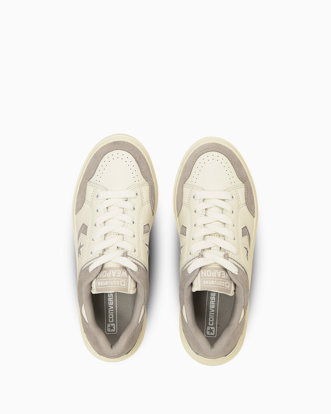 【CONVERSE】WEAPON PLTS SD OX WHITE/GREIGE 国内発送 コンバース CONVERSE ウエポン PLTS OX （オフホワイト/クリーム