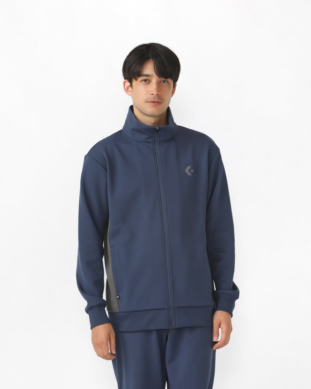 TRACK JACKET MENS (ネイビー/チャコール)– コンバース
