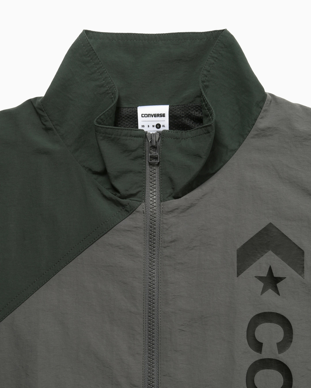 CS COL BLOCK JACKET MENS (ダークグリーン/チャコール)– コンバース