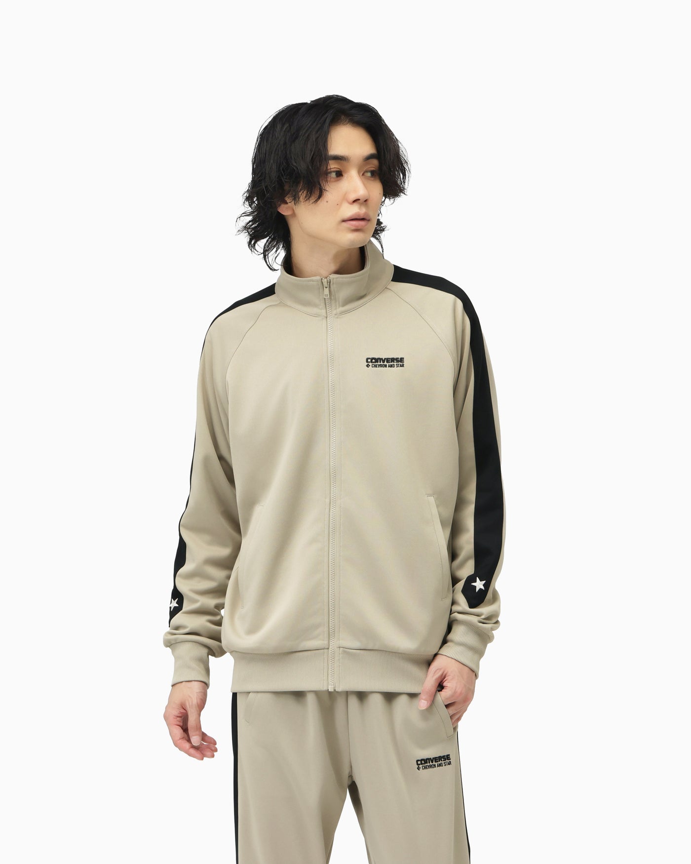 CS LINE TRACK JACKET MENS (ウォームグレー)– コンバース オンライン ショップ | CONVERSE ONLINE ...