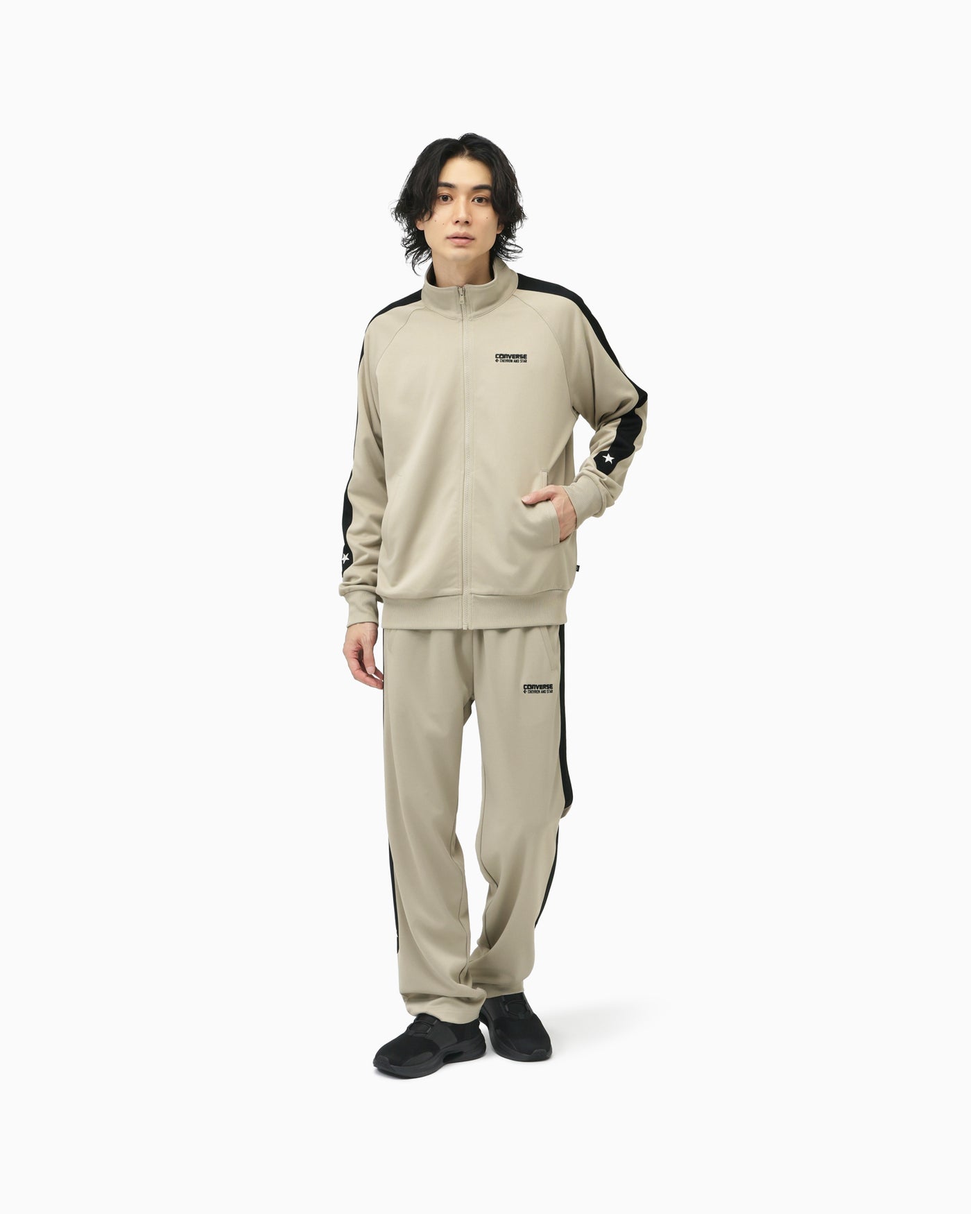 CS LINE TRACK JACKET MENS (ウォームグレー)– コンバース オンライン ショップ | CONVERSE ONLINE ...