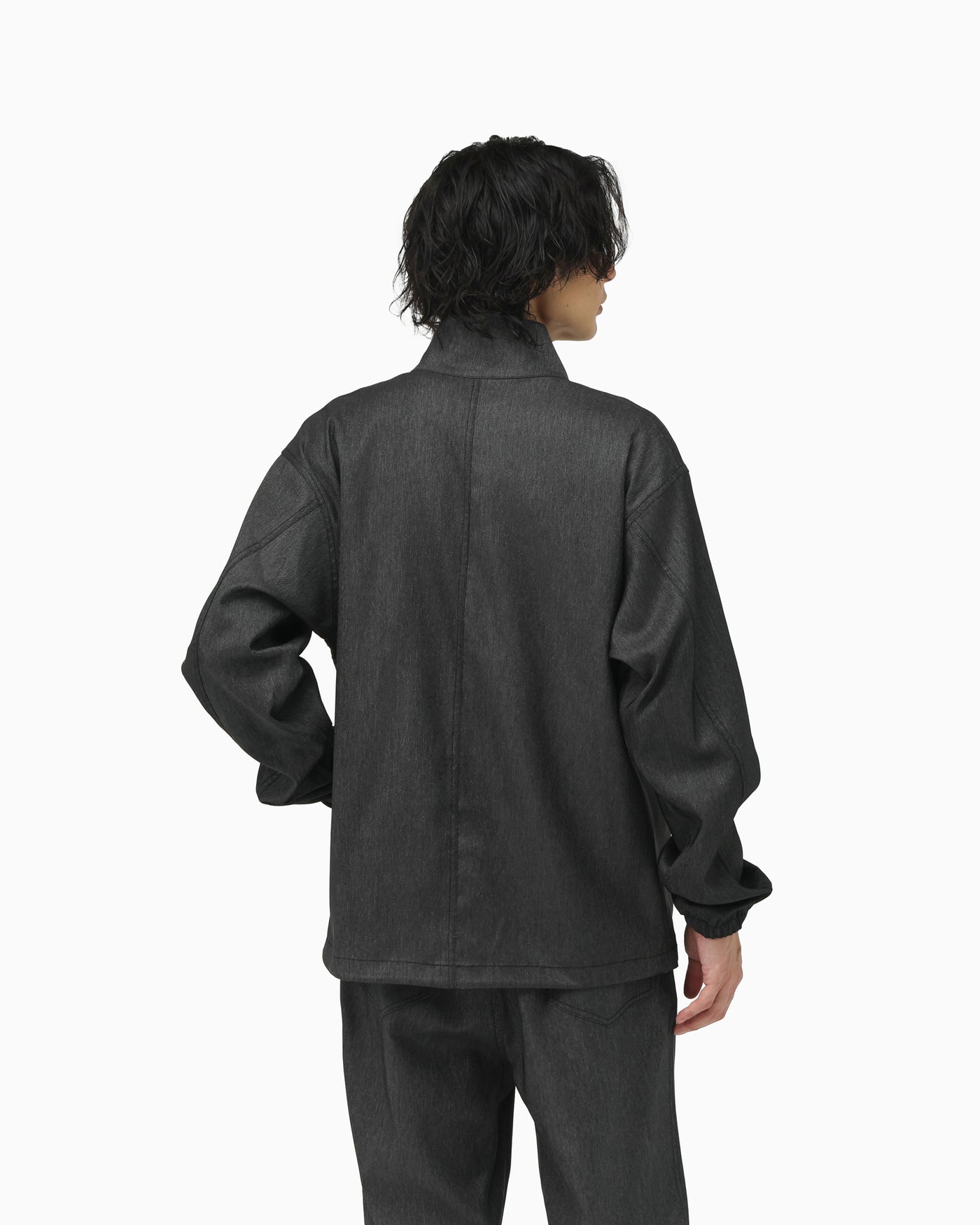 SYNTHETIC DENIM JACKET MENS