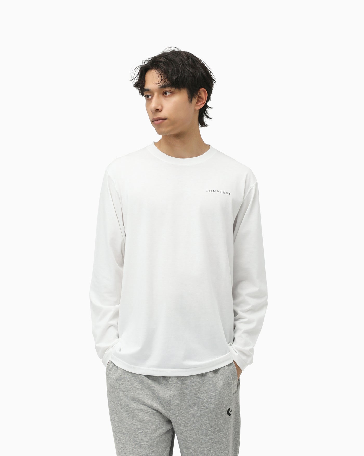 VERTICAL PT LS TEE MENS