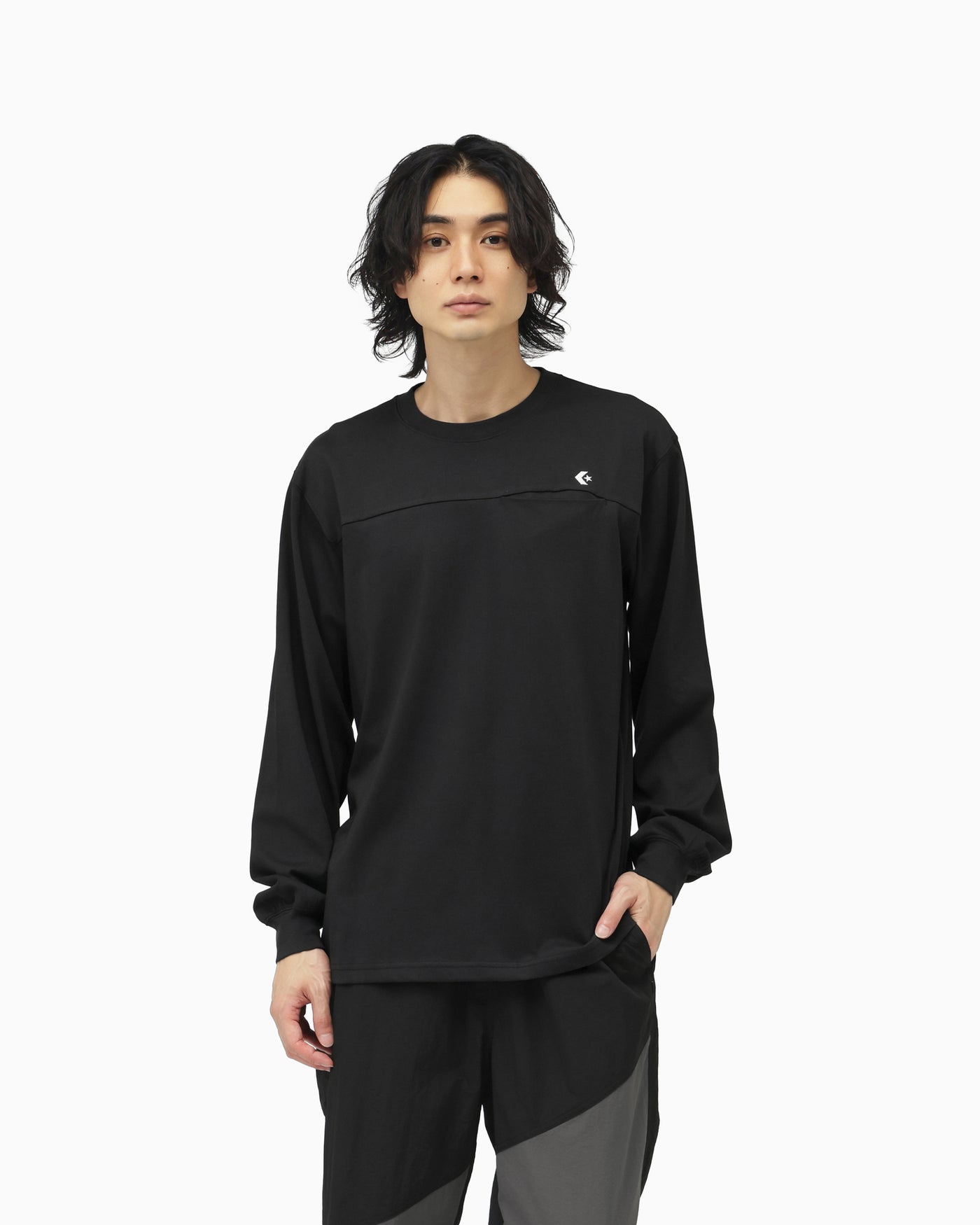 CHEST PK STAR PT LS TEE MENS