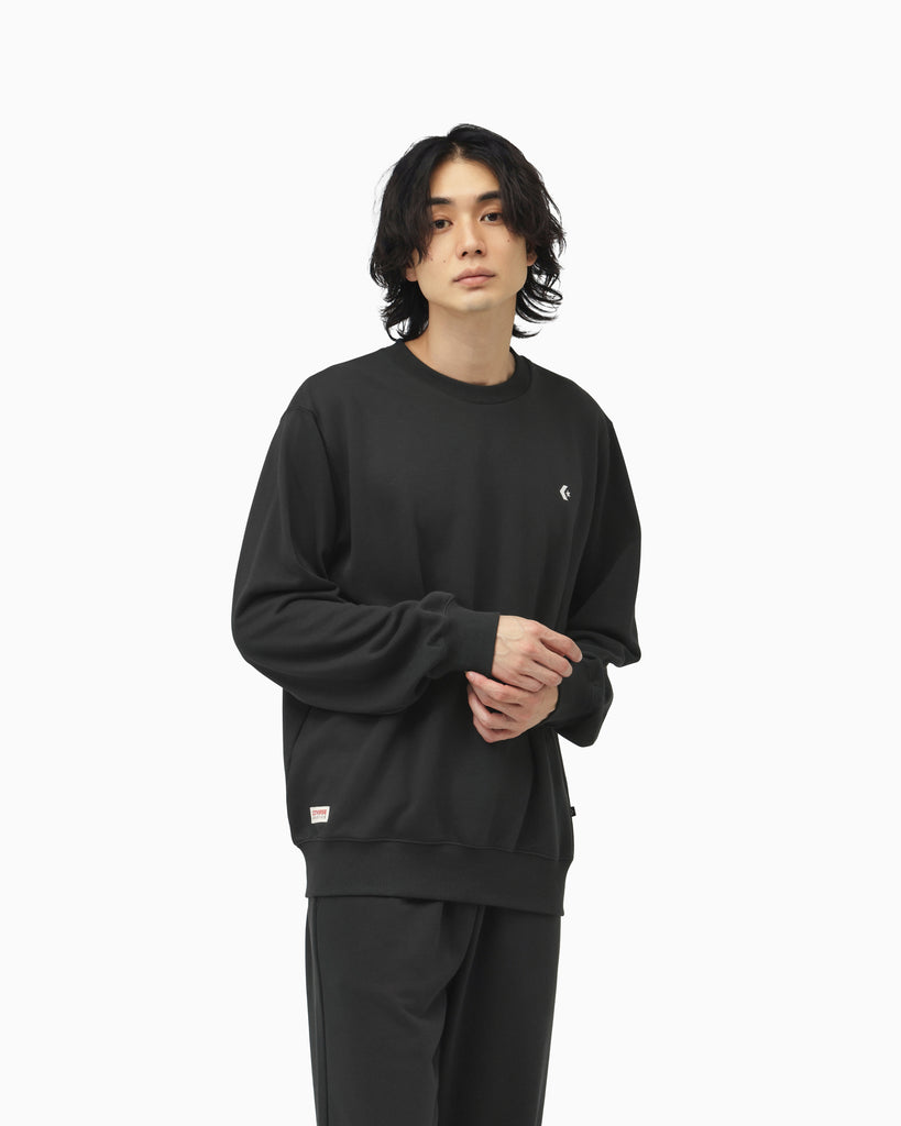 ATHLETICS PT SWEAT CREW TOP MENS (ブラック)– コンバース オンライン