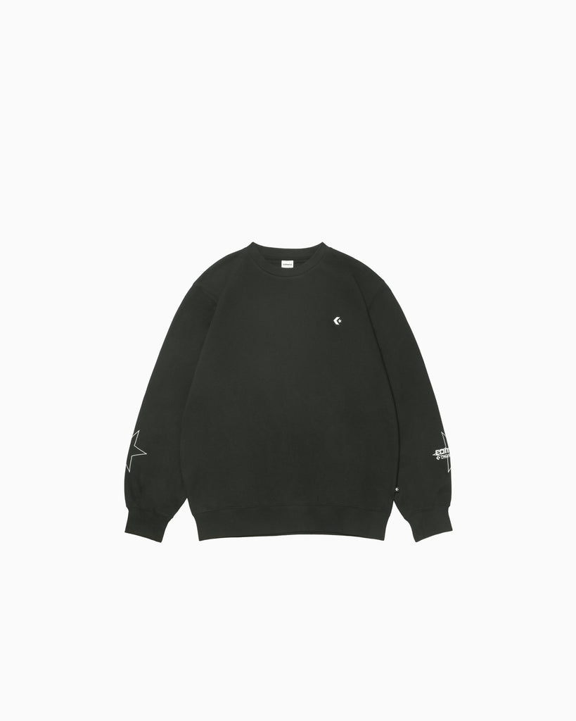 STAR PT SWEAT CREW TOP MENS (ブラック)– コンバース オンライン