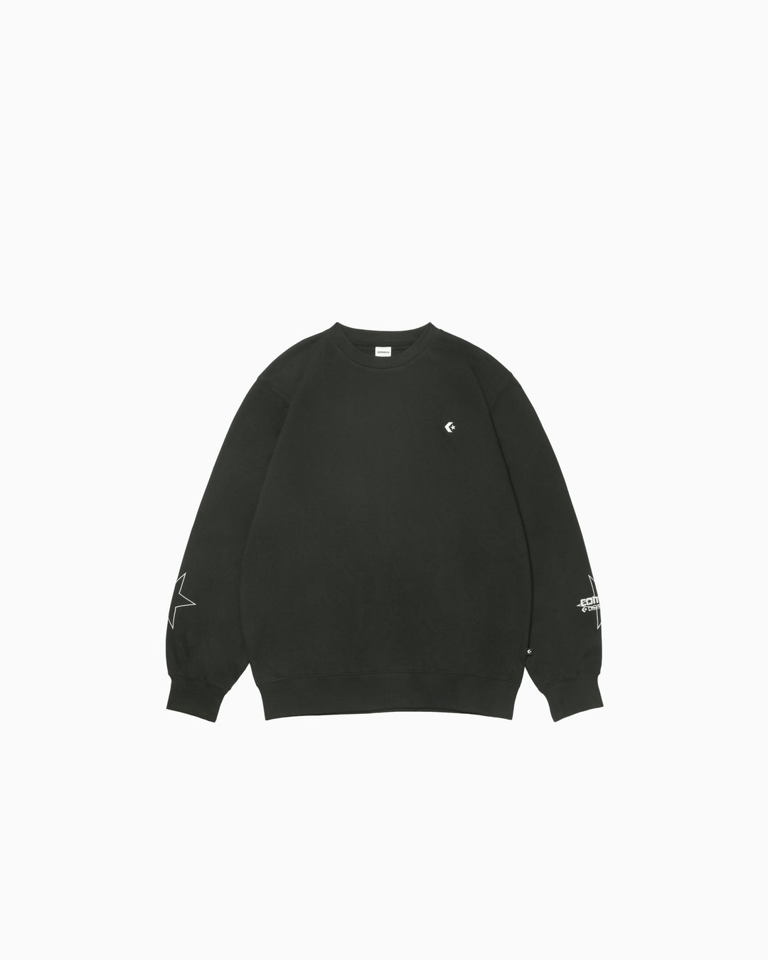 STAR PT SWEAT CREW TOP MENS (ブラック)– コンバース オンライン