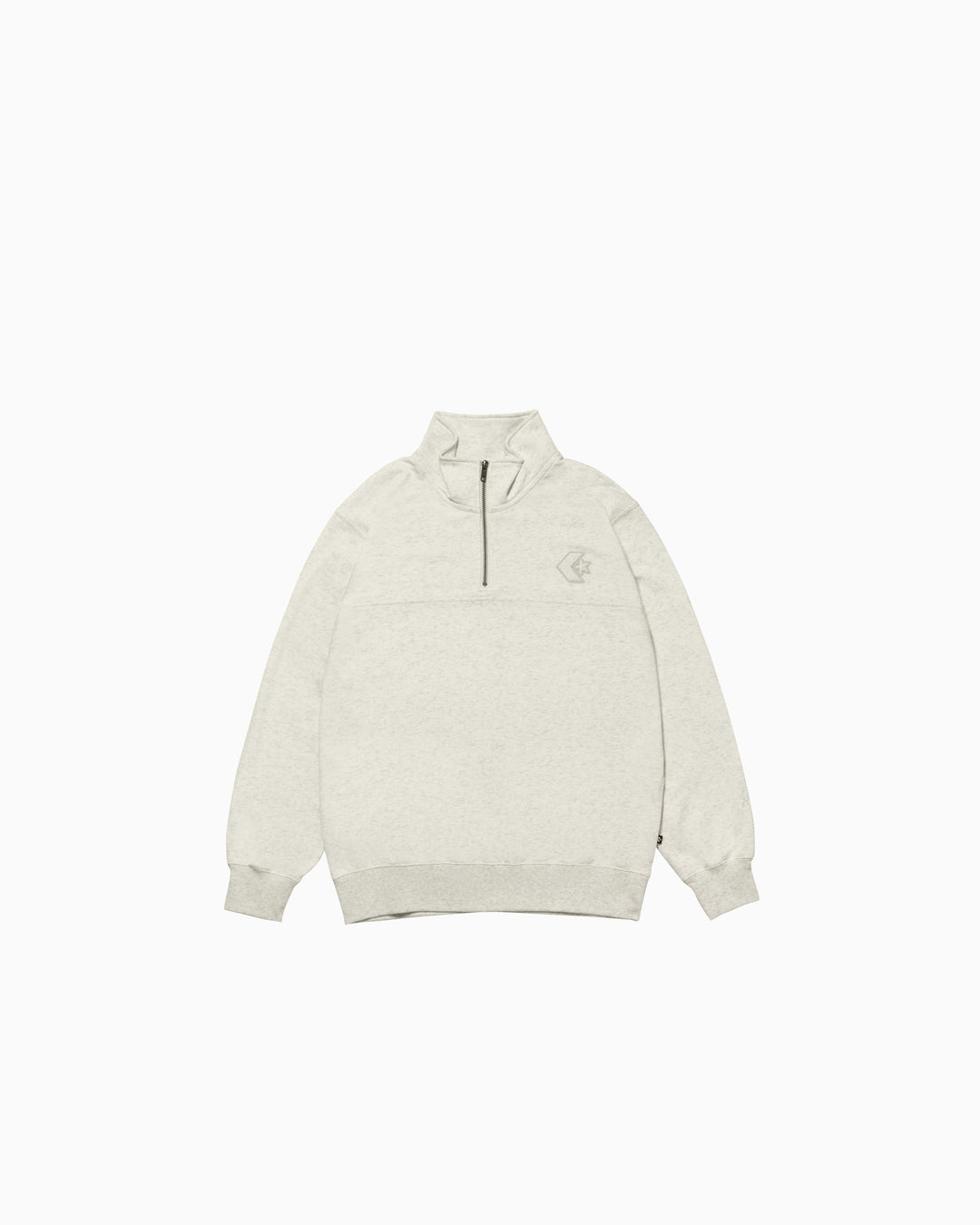 CHENILLE HALF ZIP TOP MENS (杢オートミール)– コンバース オンライン
