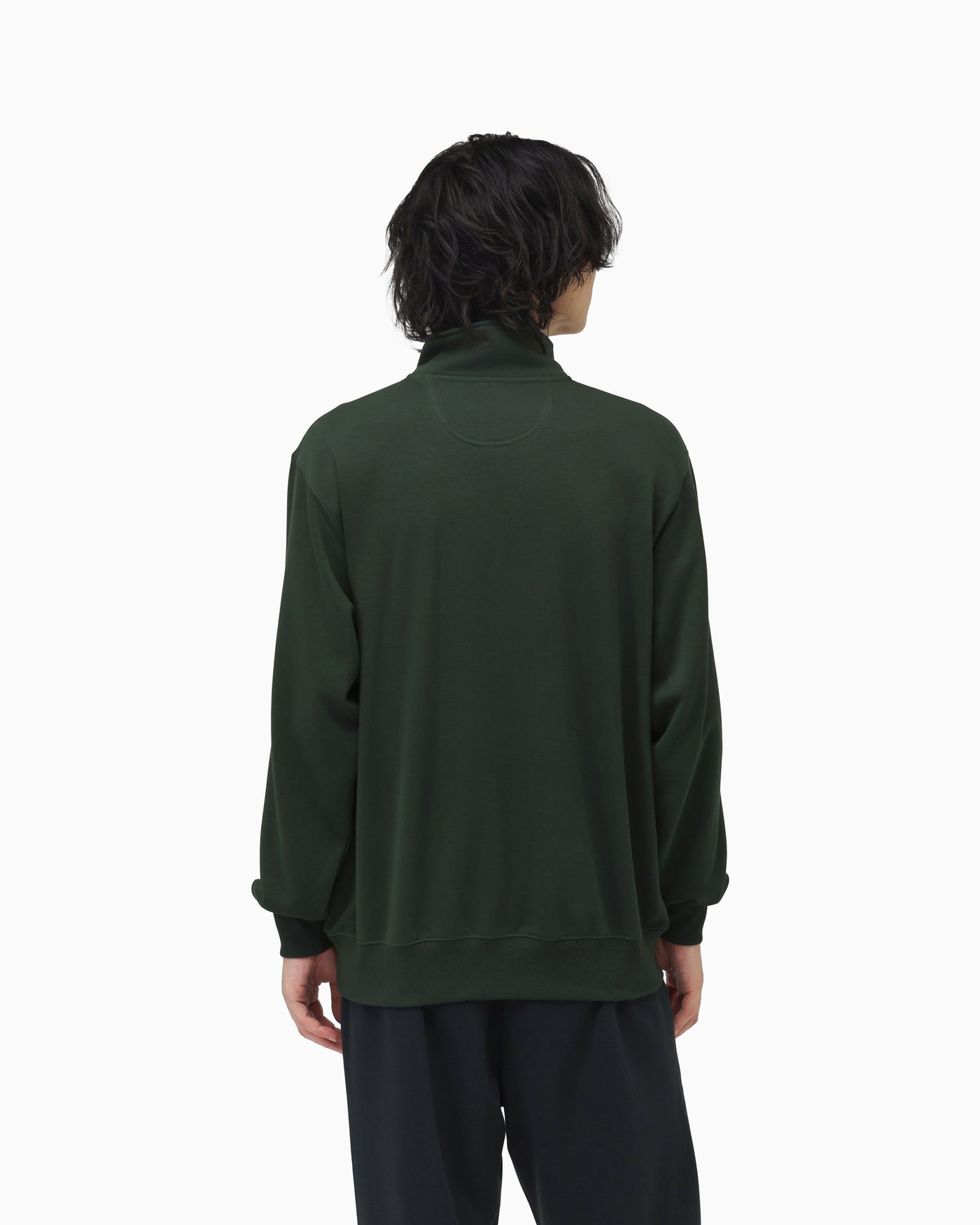 CHENILLE HALF ZIP TOP MENS