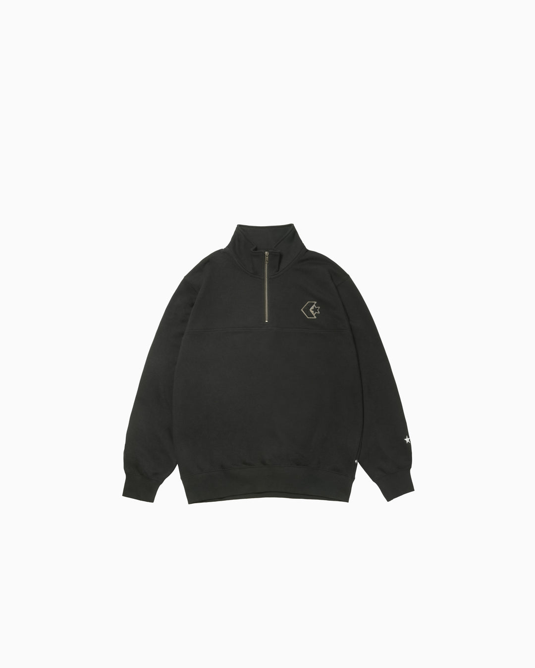 CHENILLE HALF ZIP TOP MENS (ブラック)– コンバース オンライン