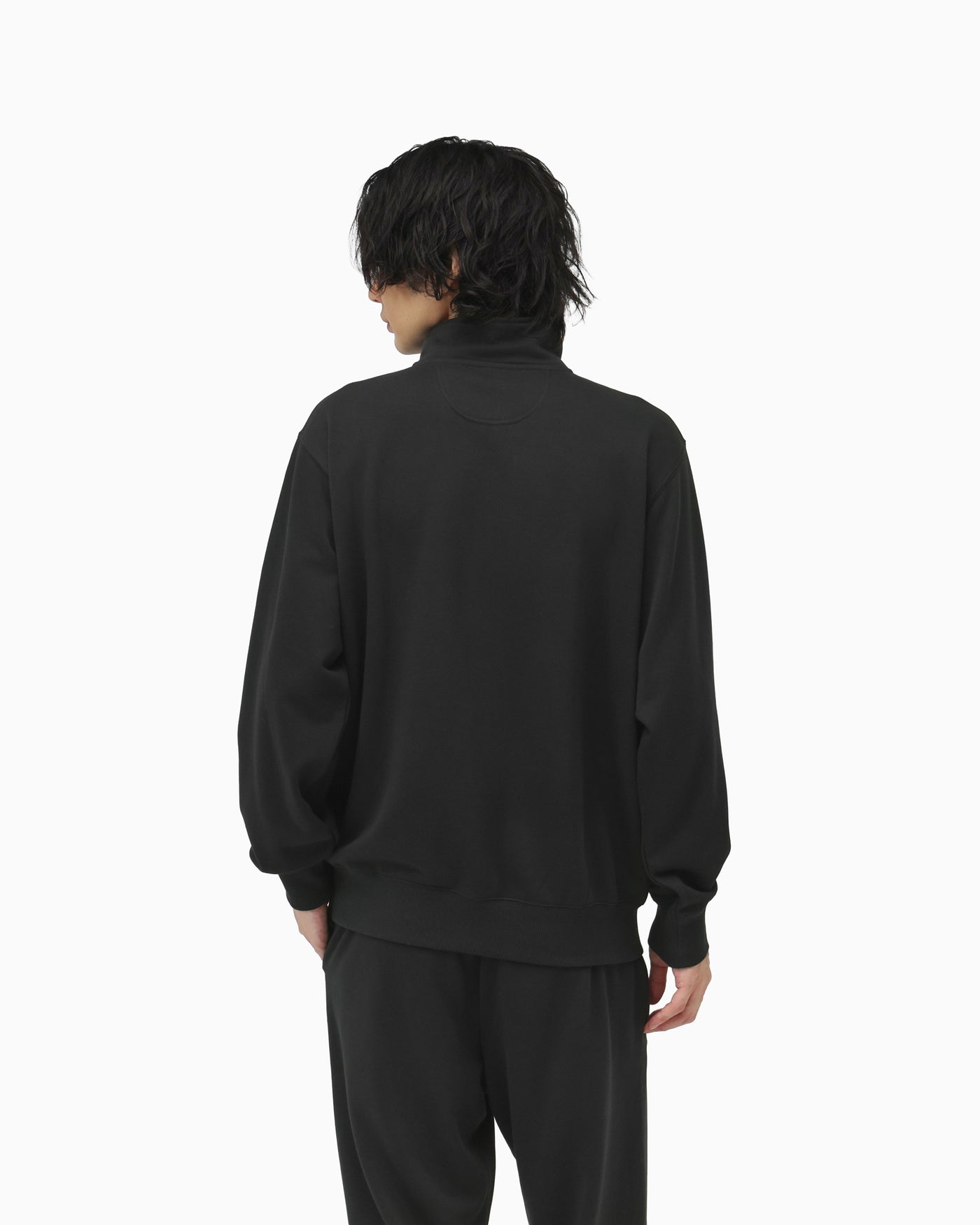 CHENILLE HALF ZIP TOP MENS