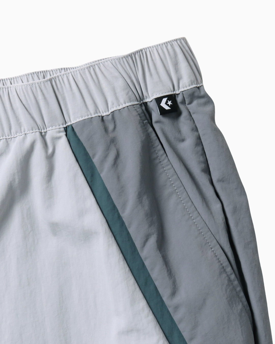 COLOR BLOCK WOVEN PANTS (アイスグレー)– コンバース