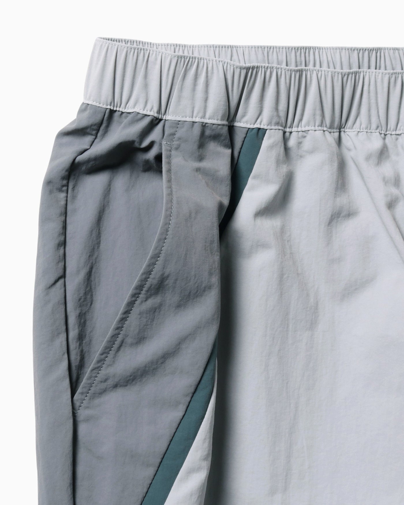 COLOR BLOCK WOVEN PANTS